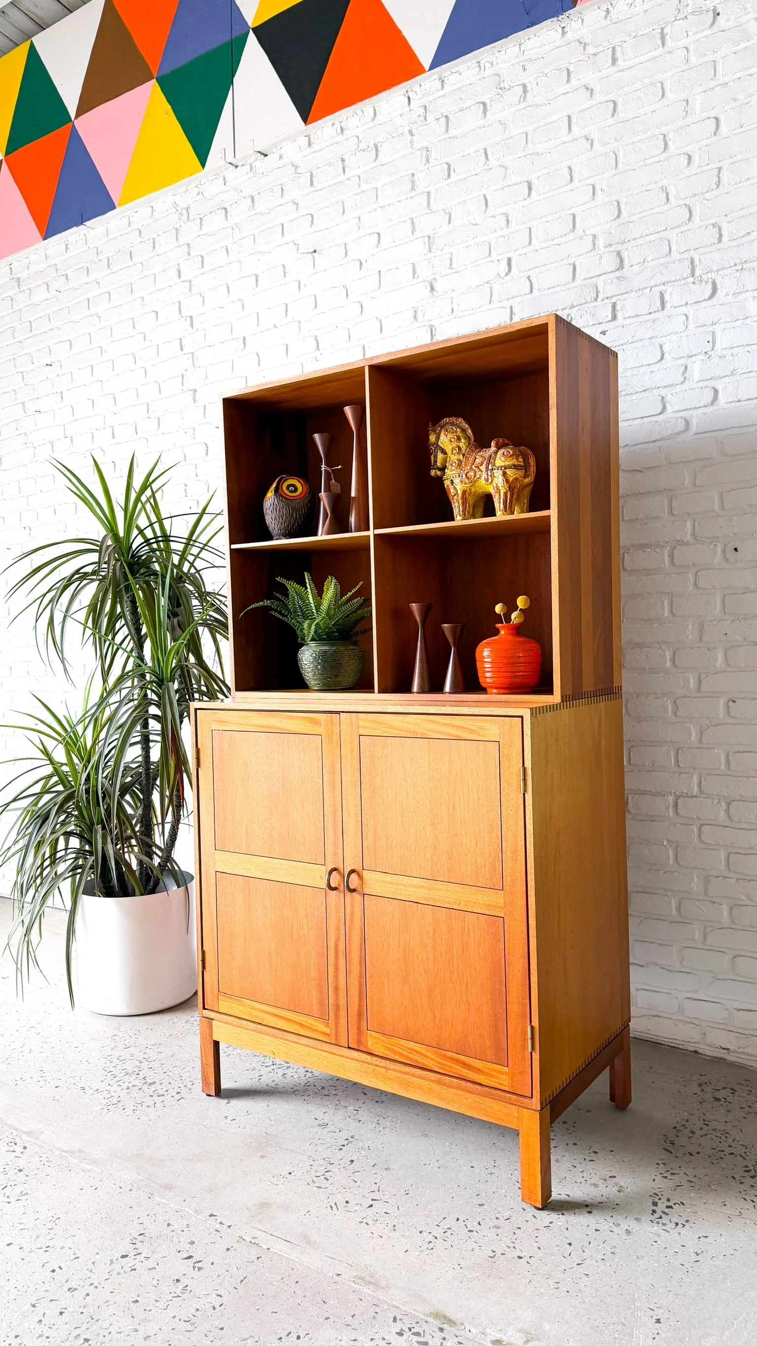 Danish Teak Two Piece Bookcase3.jpg