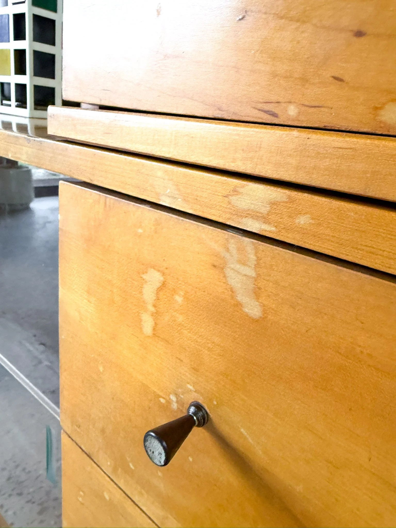 Solid Maple 1950's Modular Dresser Shelf Combo8.jpg