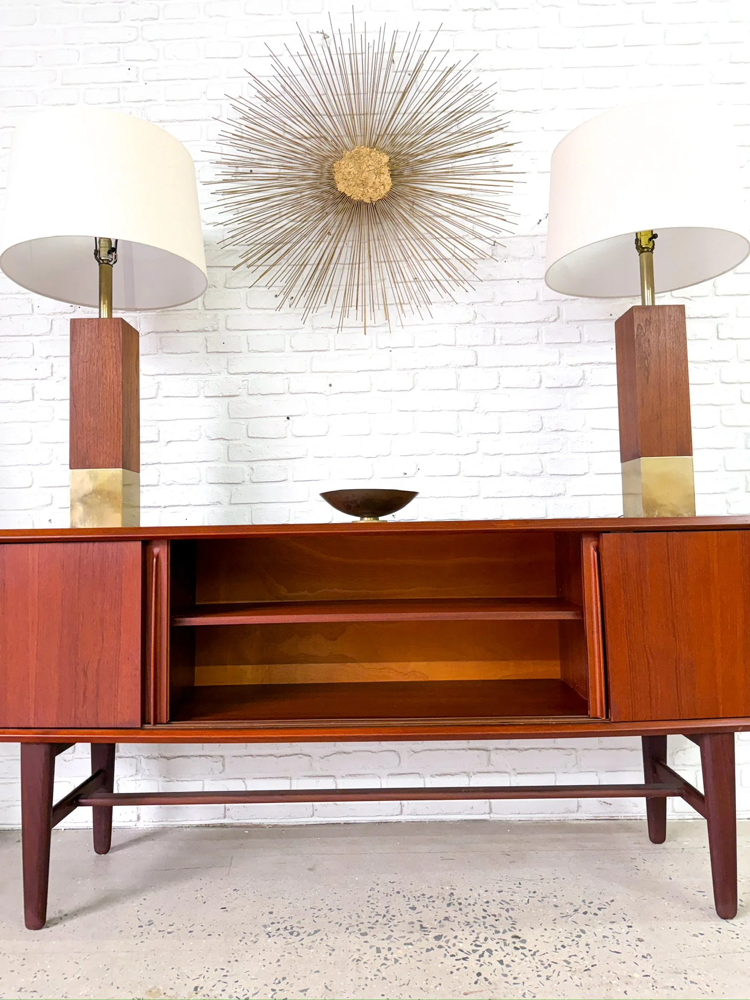 Danish Teak Curved Front Credenza12.jpg