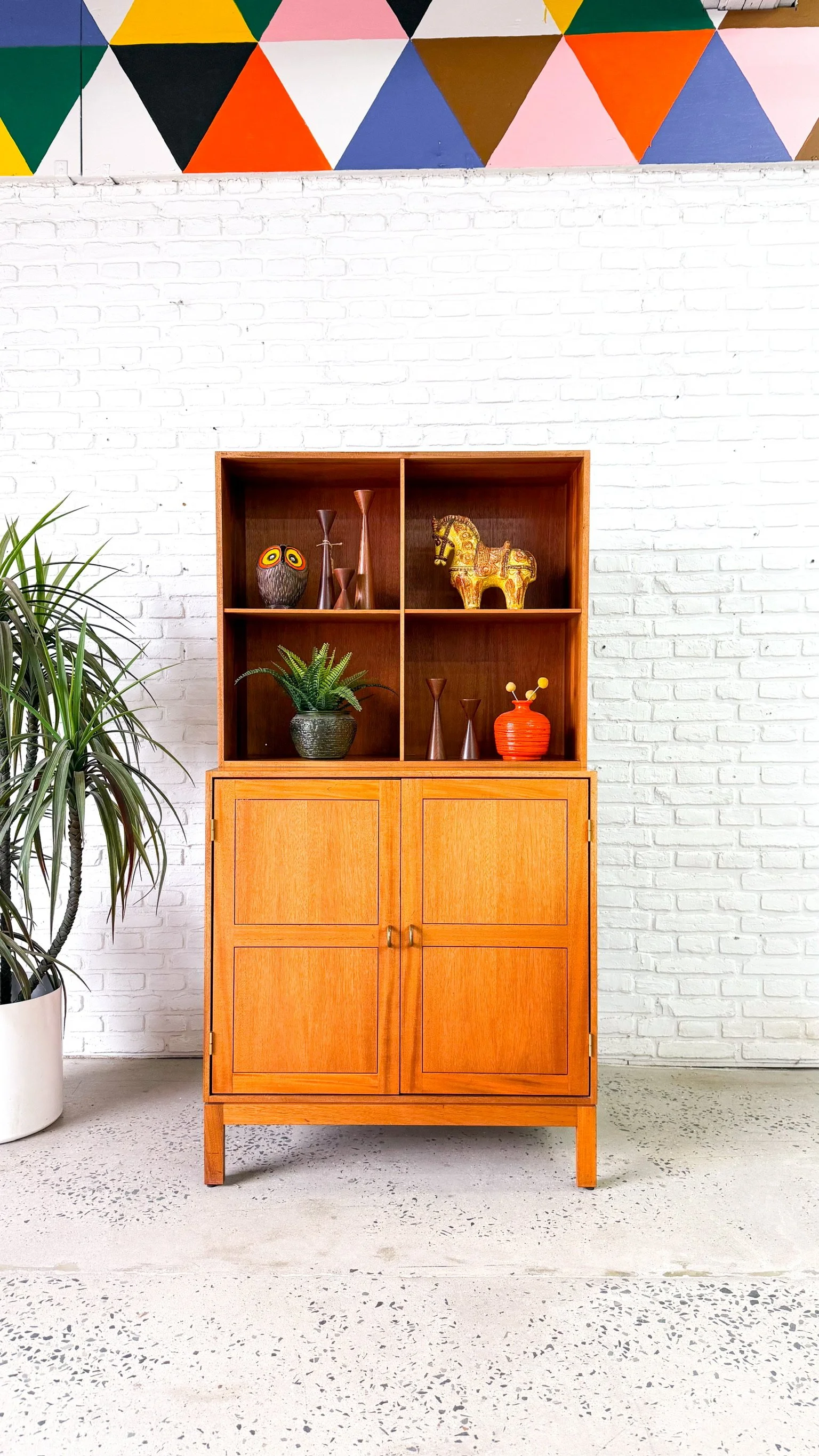 Danish Teak Two Piece Bookcase1.jpg