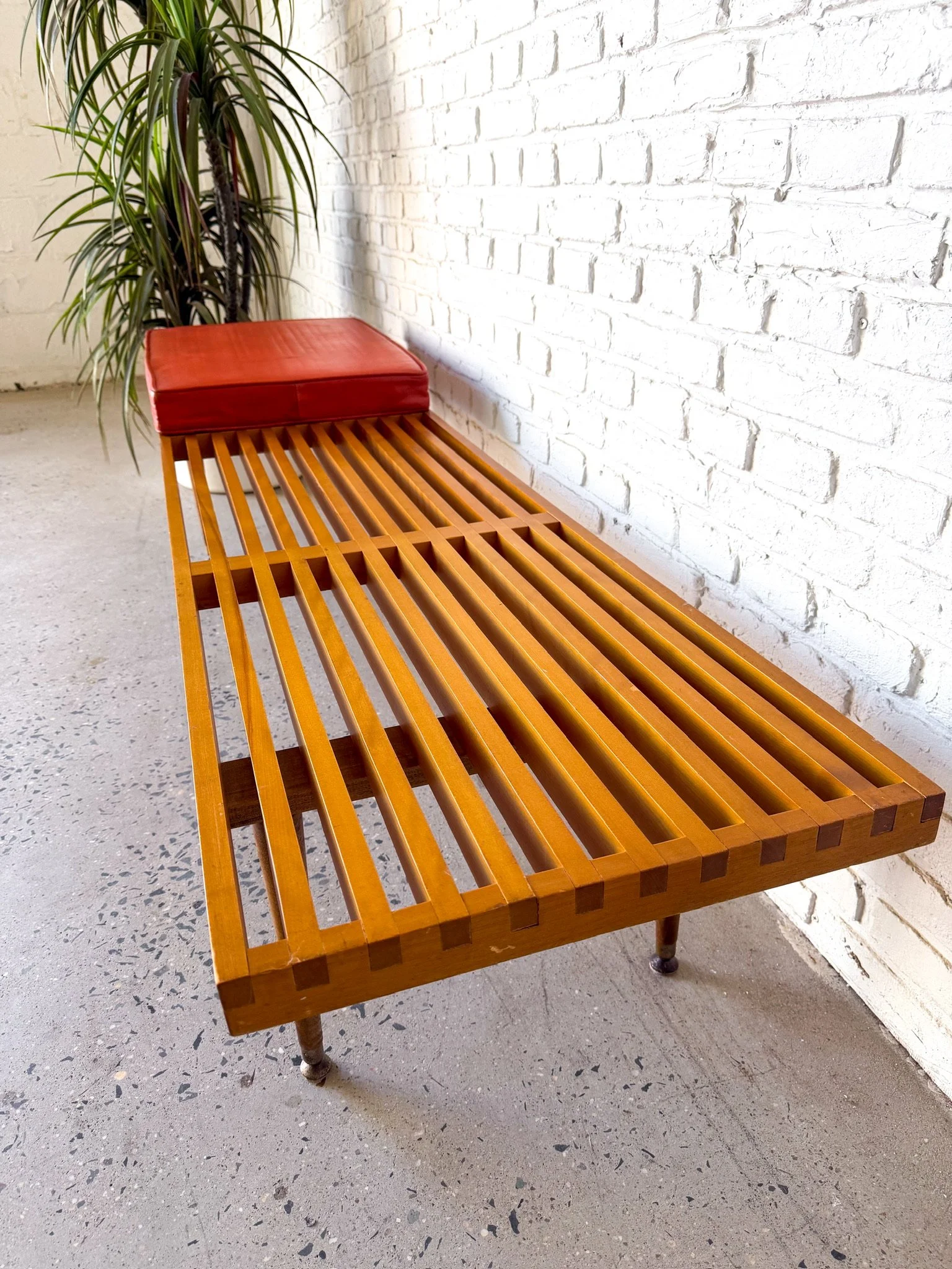Slat Bench with Leather Cushions18.jpg