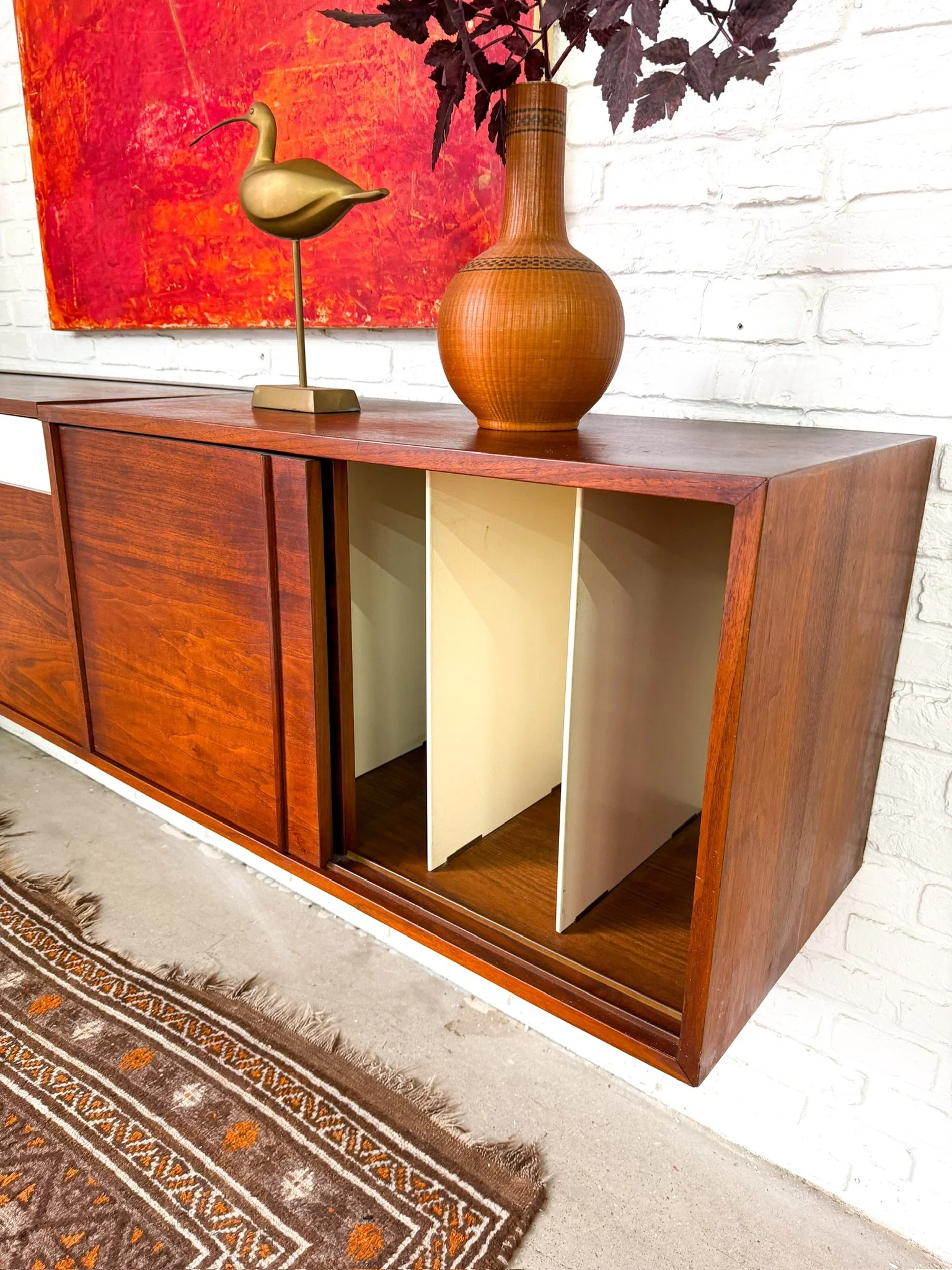 Wall mounted record console credenza13.jpg