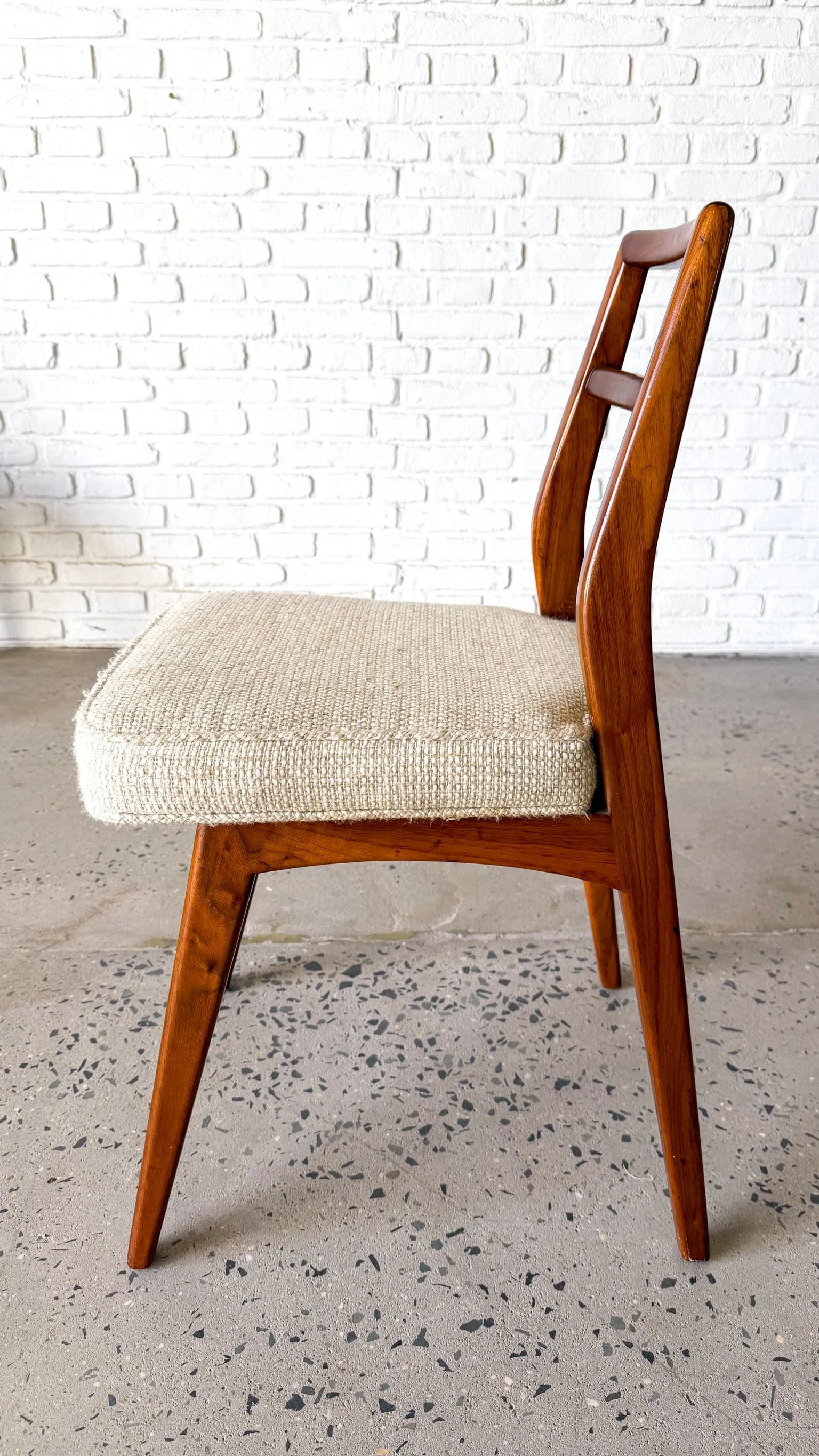 Mel Smilow Solid Walnut Set of 6 Dining Chairs19.jpg