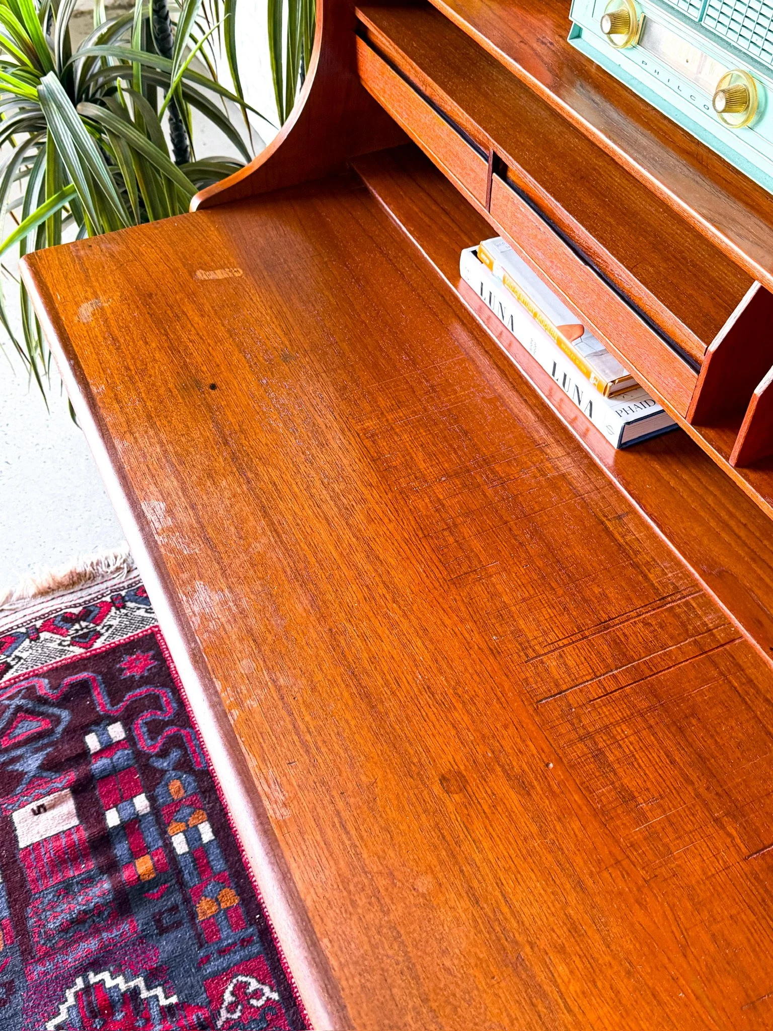 Danish Modern Teak Secretary Desk circa 1960s12.jpg