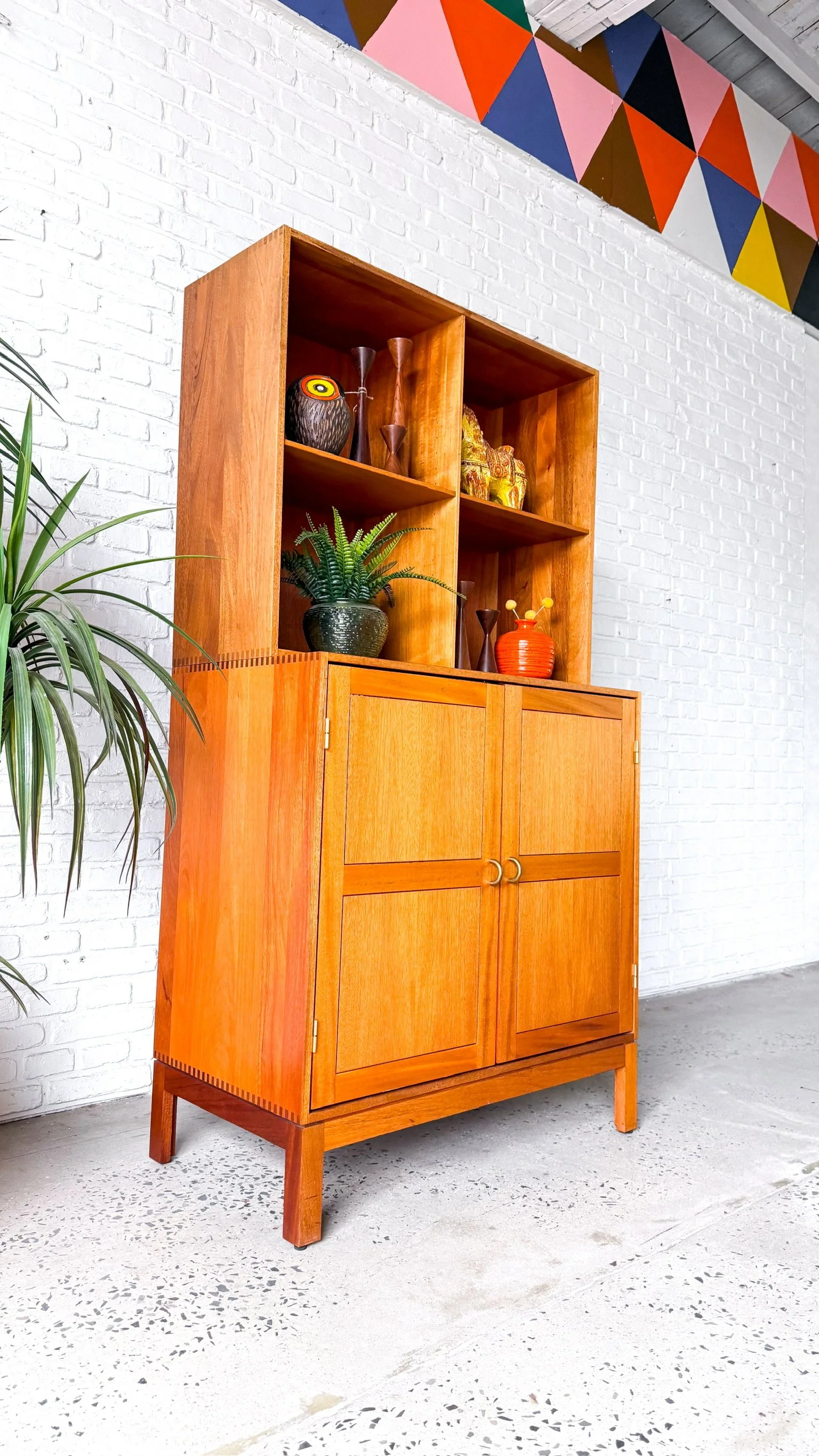 Danish Teak Two Piece Bookcase14.jpg