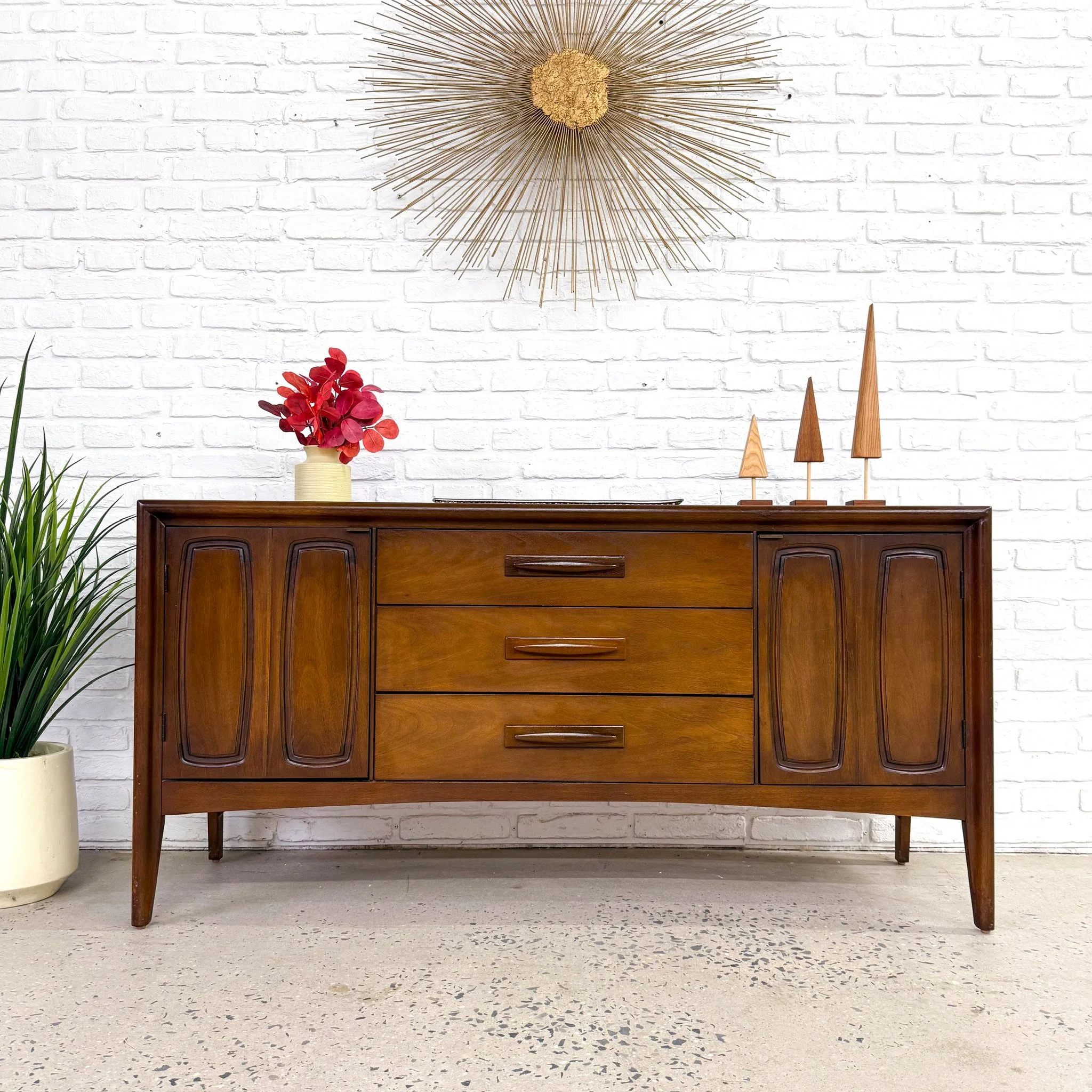 Mid-Century Modern Broyhill Emphasis Walnut Credenza (Copy)