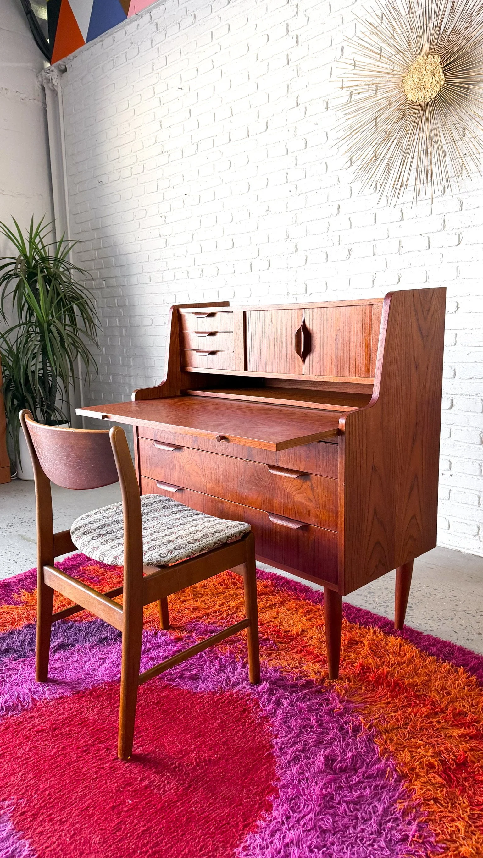 Danish Modern Teak Secretary Desk8.jpg