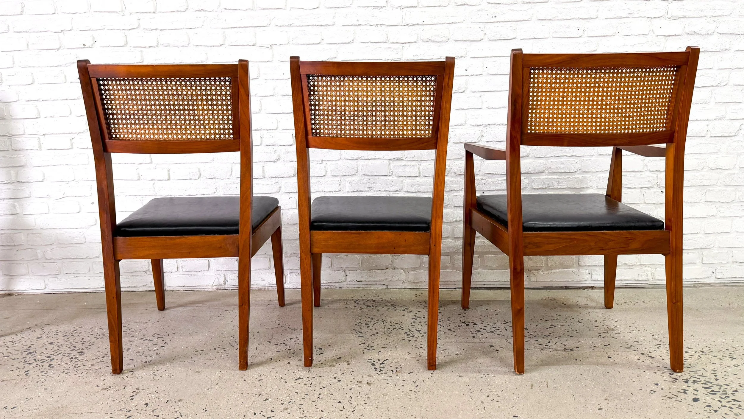 Walnut Caned Back Mid Century Dining Chairs8.jpg