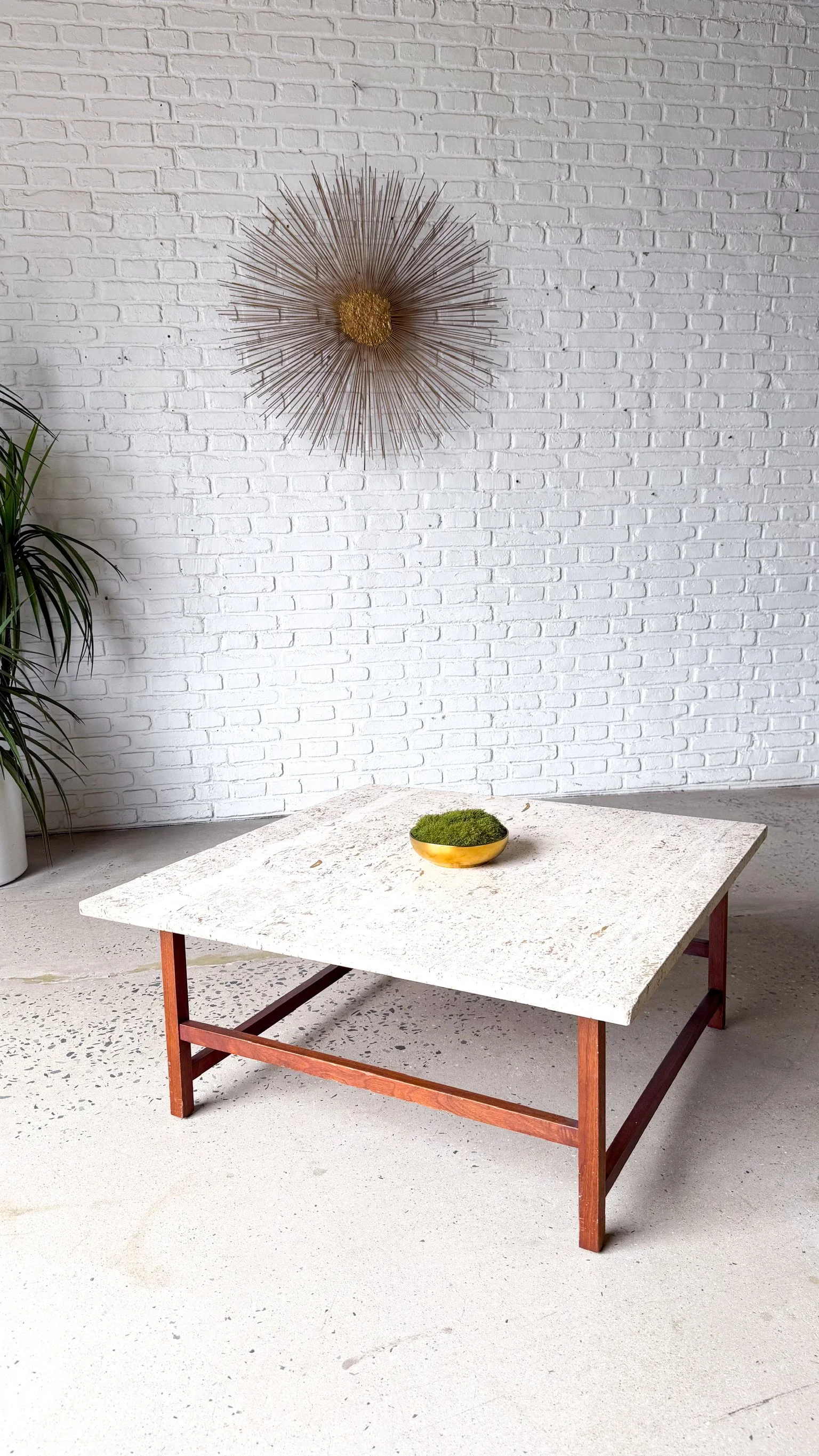 Travertine Stone top coffee table1.jpg