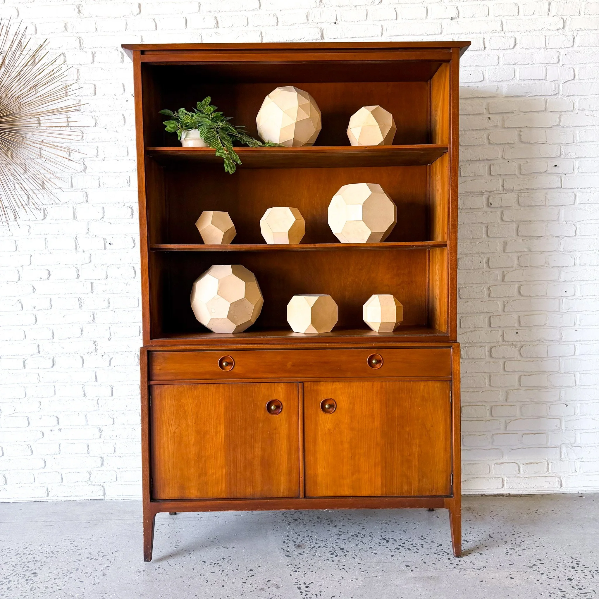 Drexel Counterpoint by John Van Koert Walnut Hutch1.jpg