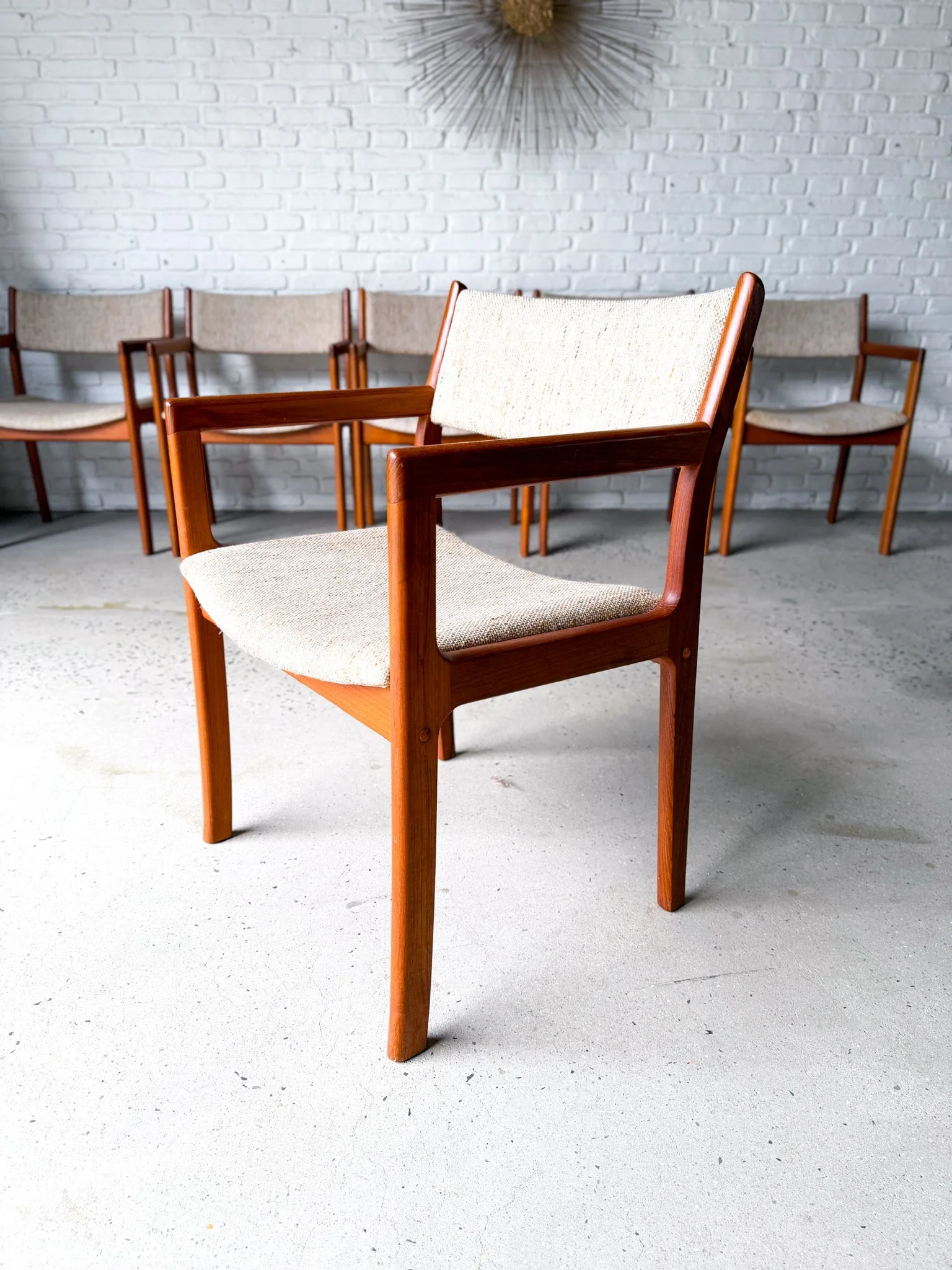 Teak Dining Chairs With Arms Set of 6 by D-Scan21.jpg