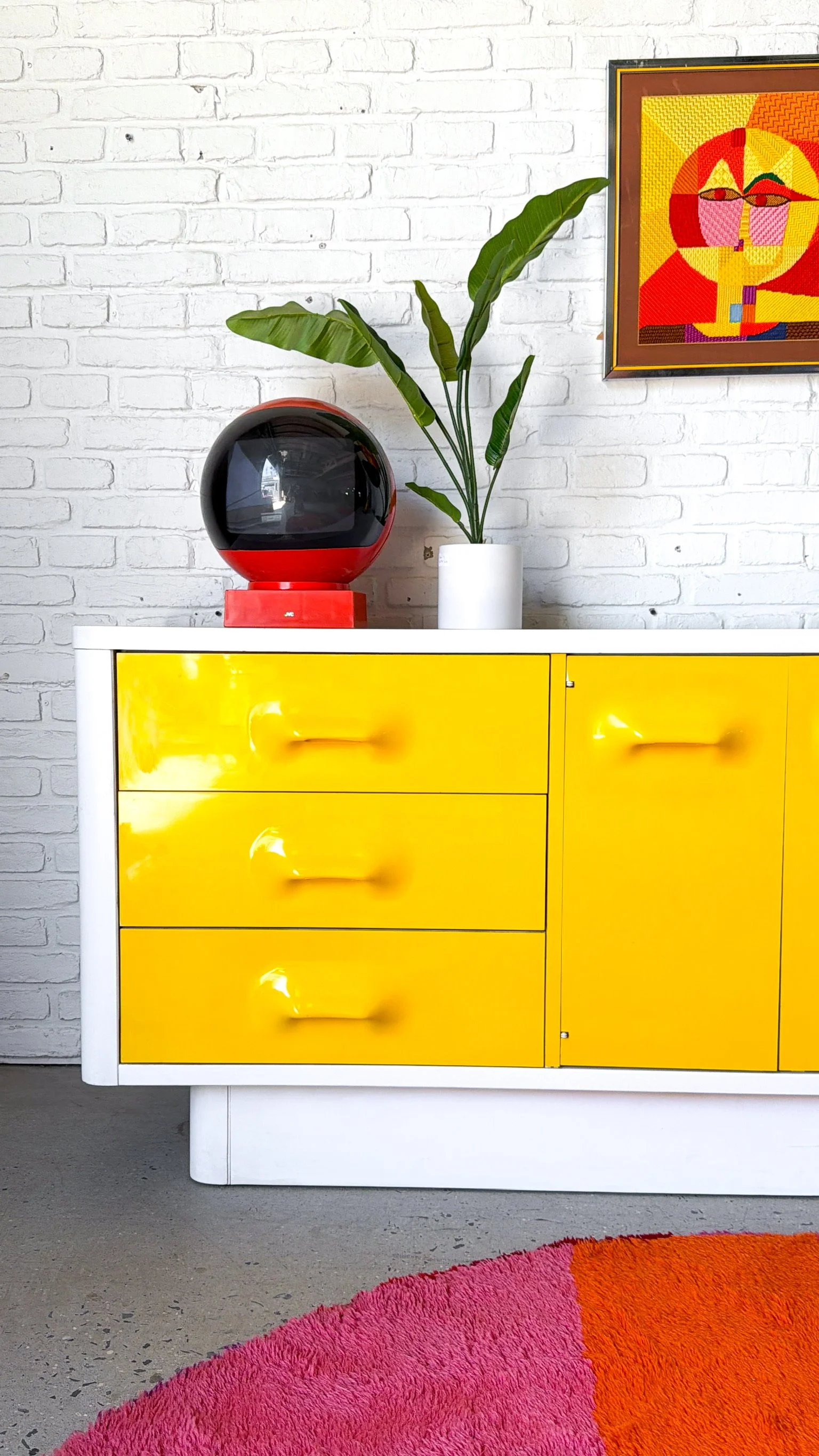 2 Rare Yellow Space Age Broyhill “Chapter One” Bedroom Set c.1960s11.jpg