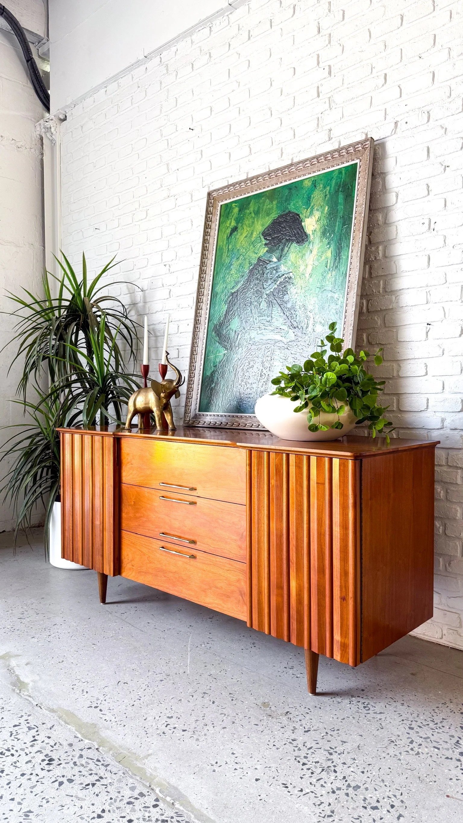 1960s Walnut Credenza by United Furniture Co. (Copy)