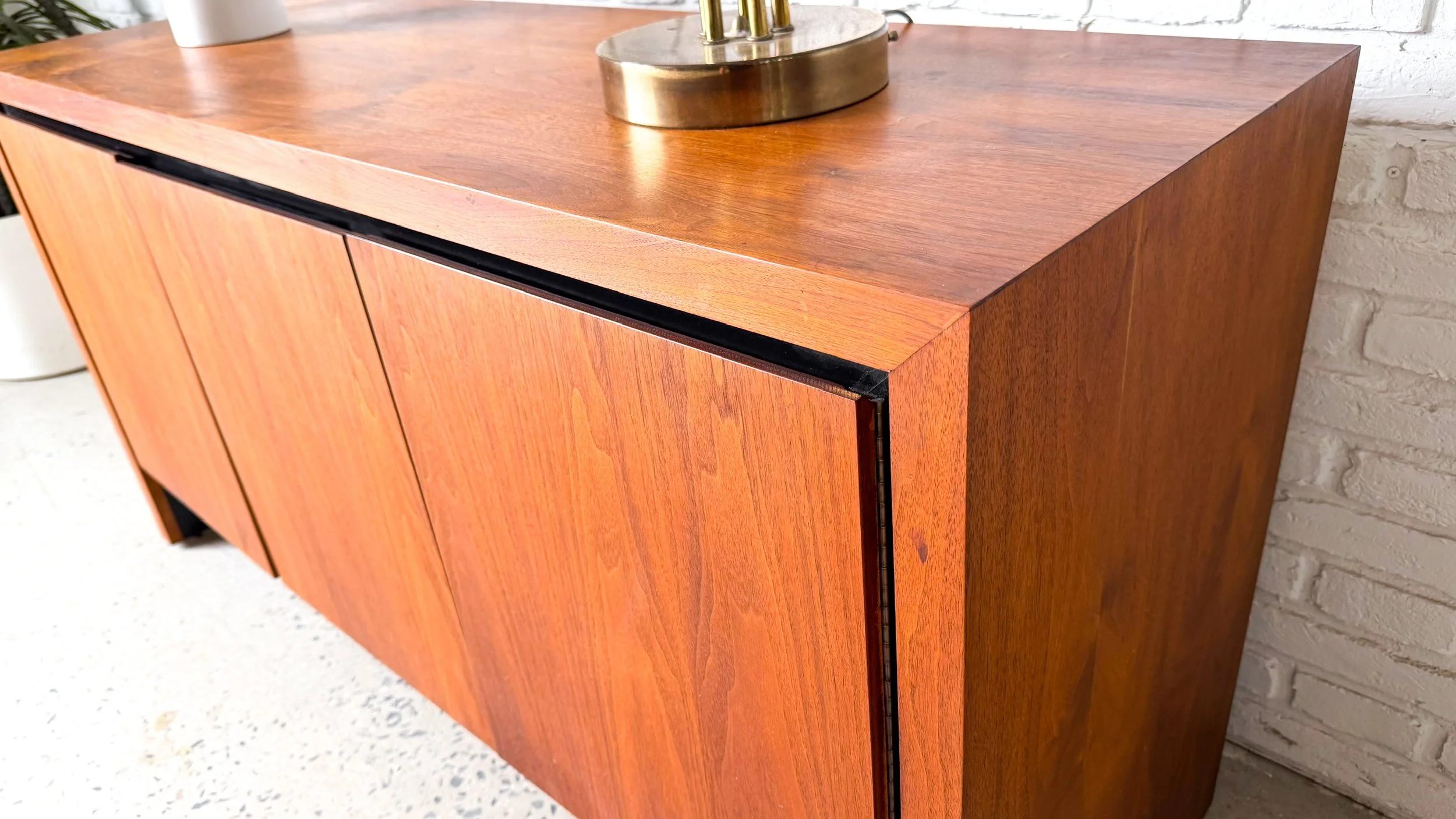Designer Arthur Umanoff for Dillingham Walnut Credenza4.jpg