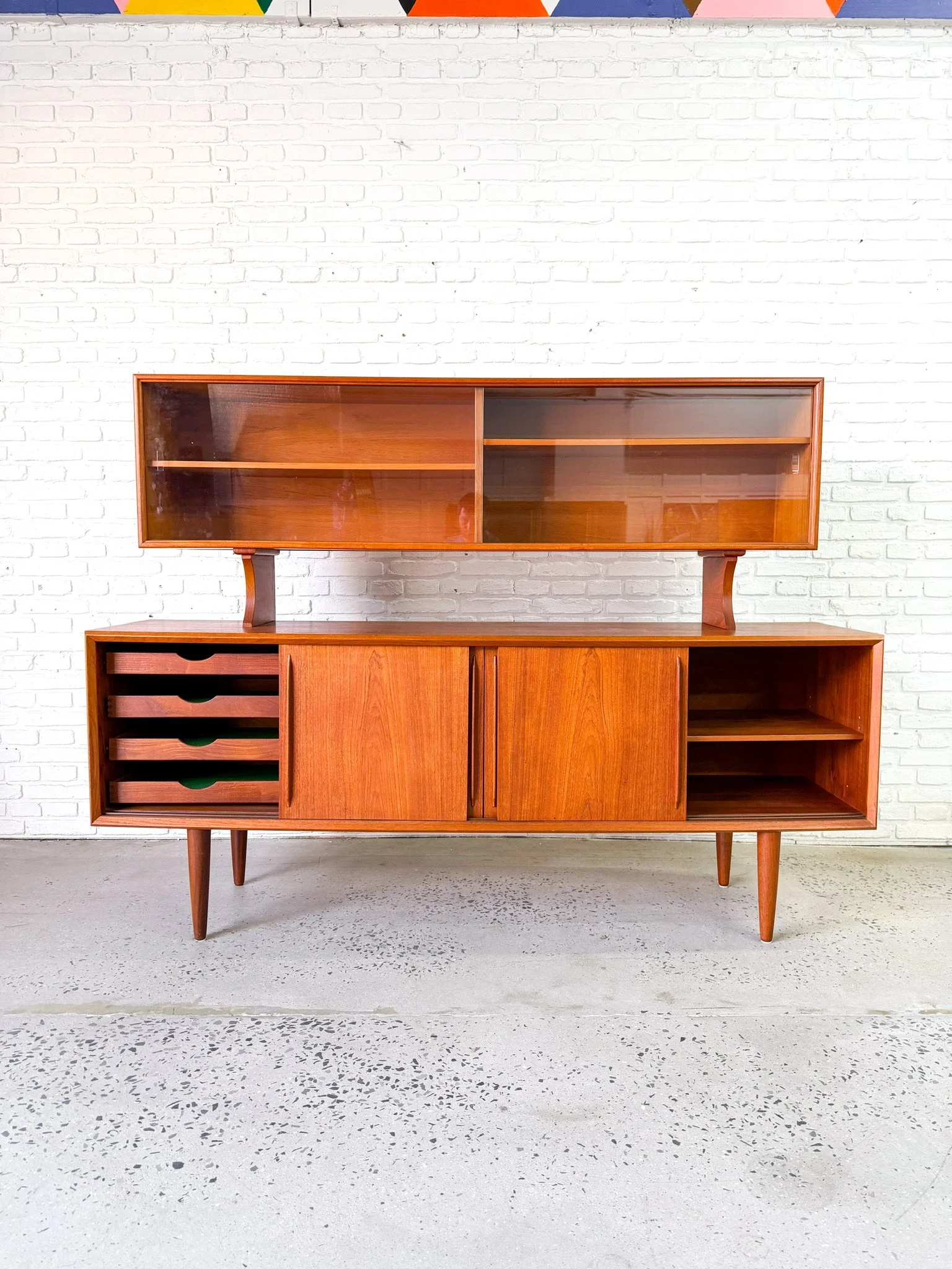 1960s teak hutch credenza made in denmark by aso mobler12.jpg