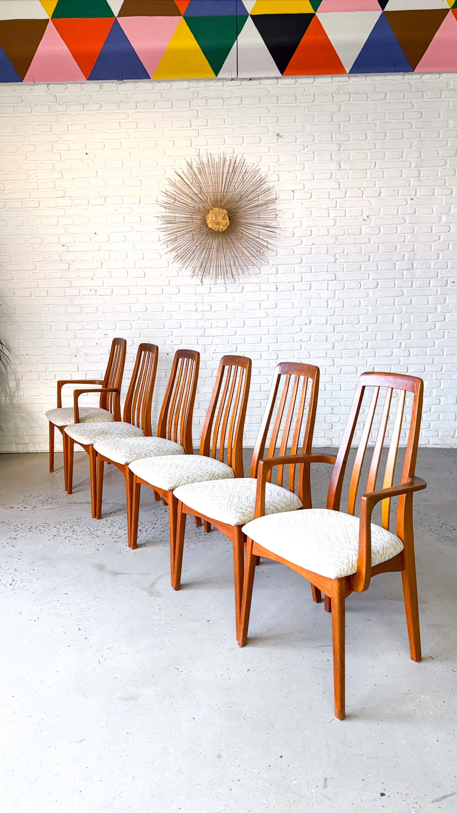 Solid teak highback dining chairs Made in Sweden by Svegards1.jpg
