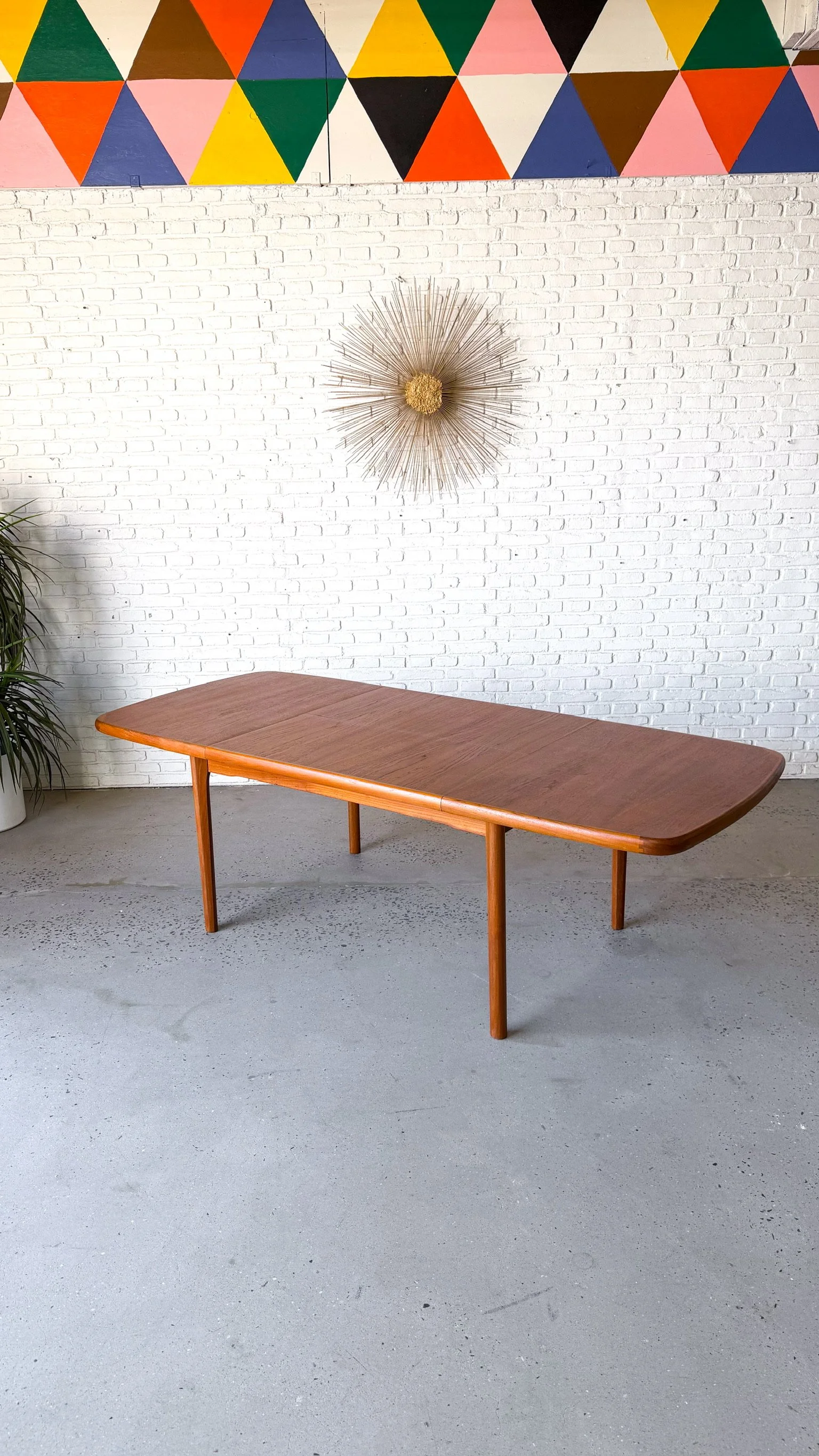 Danish Teak Dining Table with Flip Out Leaf9.jpg