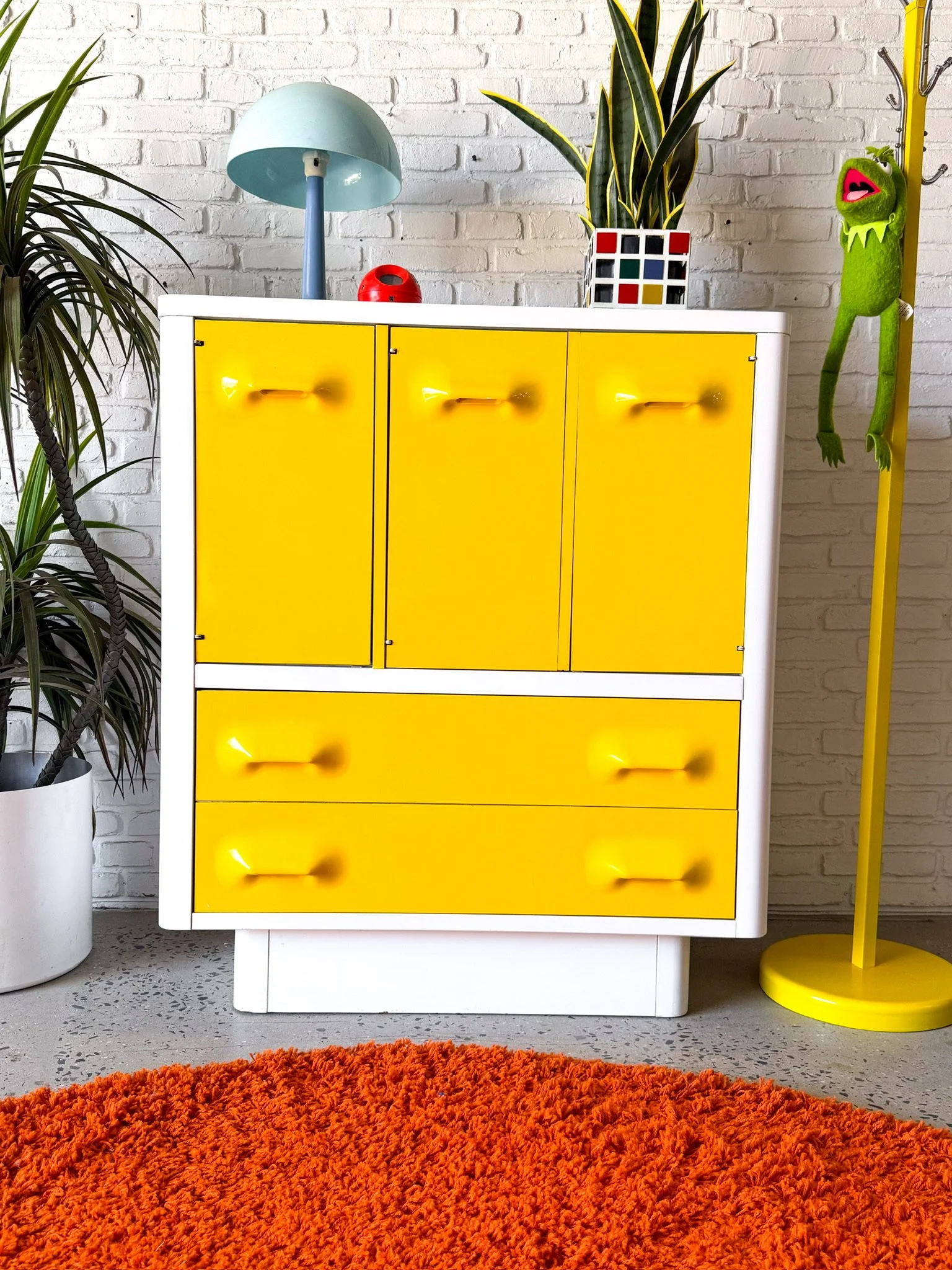 Rare Yellow Space Age Broyhill “Chapter One” Bedroom Set c.1960s2.jpg