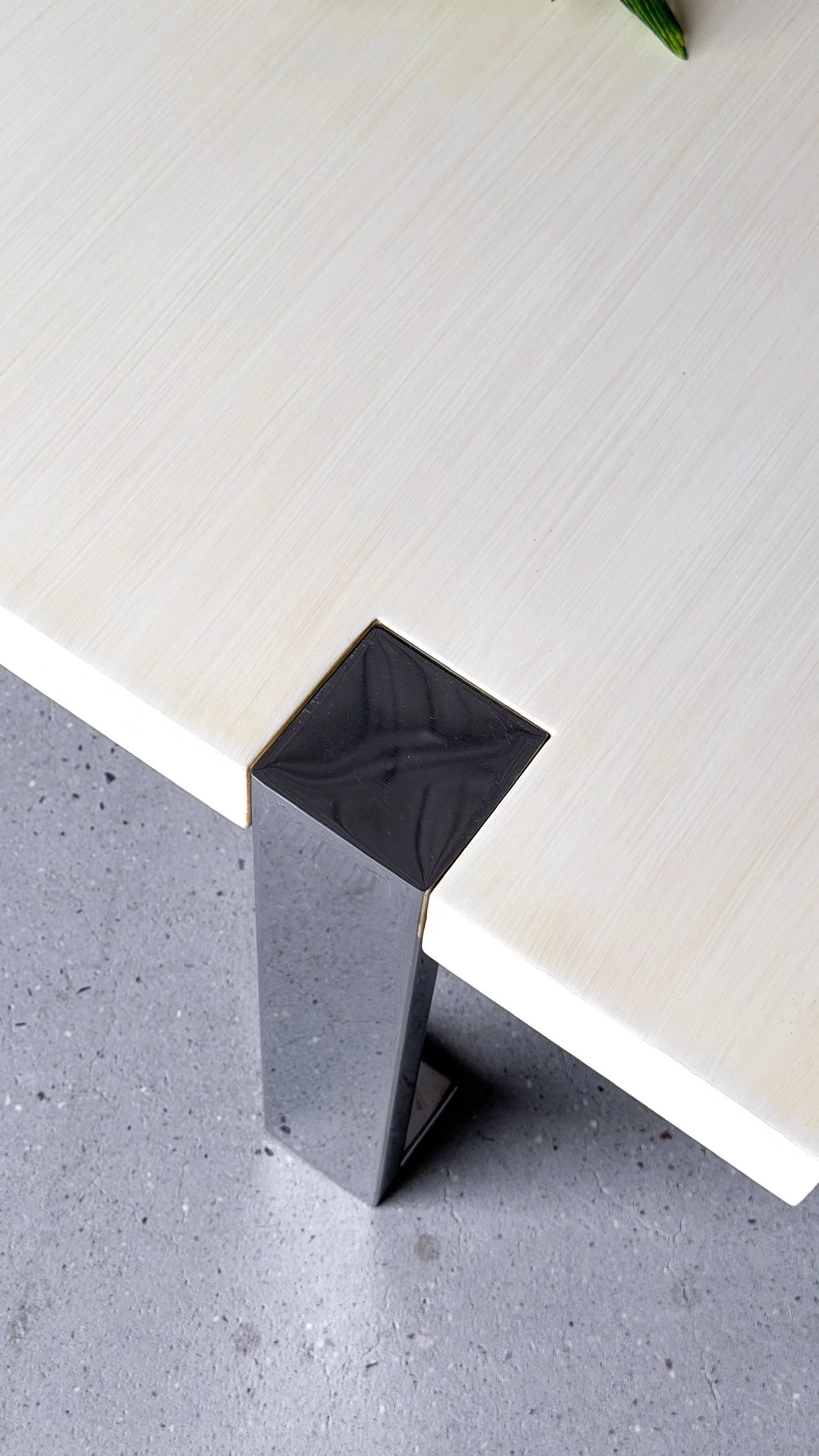 Rare Chrome and Laquer Post Modern Coffee Table6.jpg