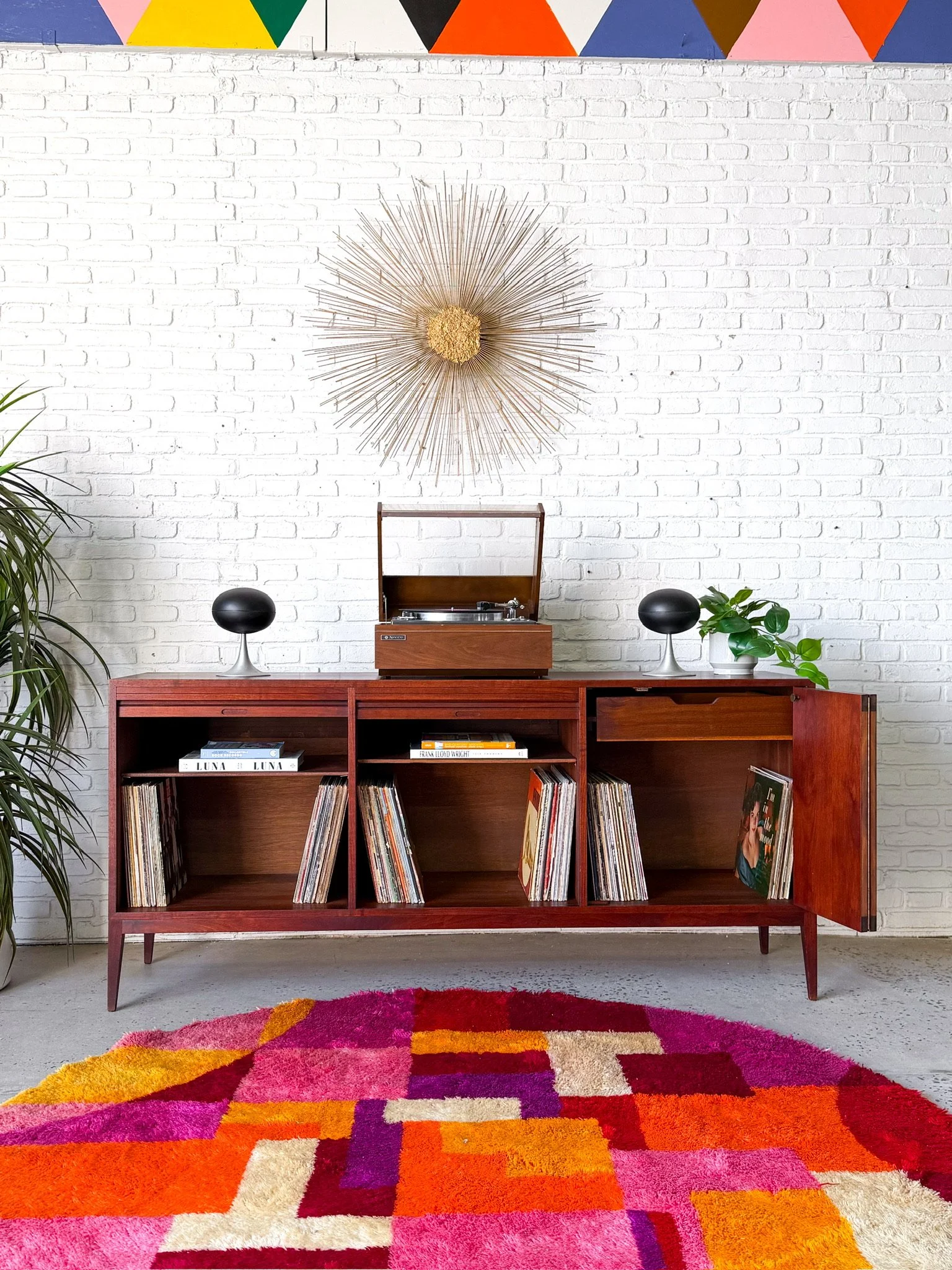Oiled Walnut Credenza circa 1960s1.jpg