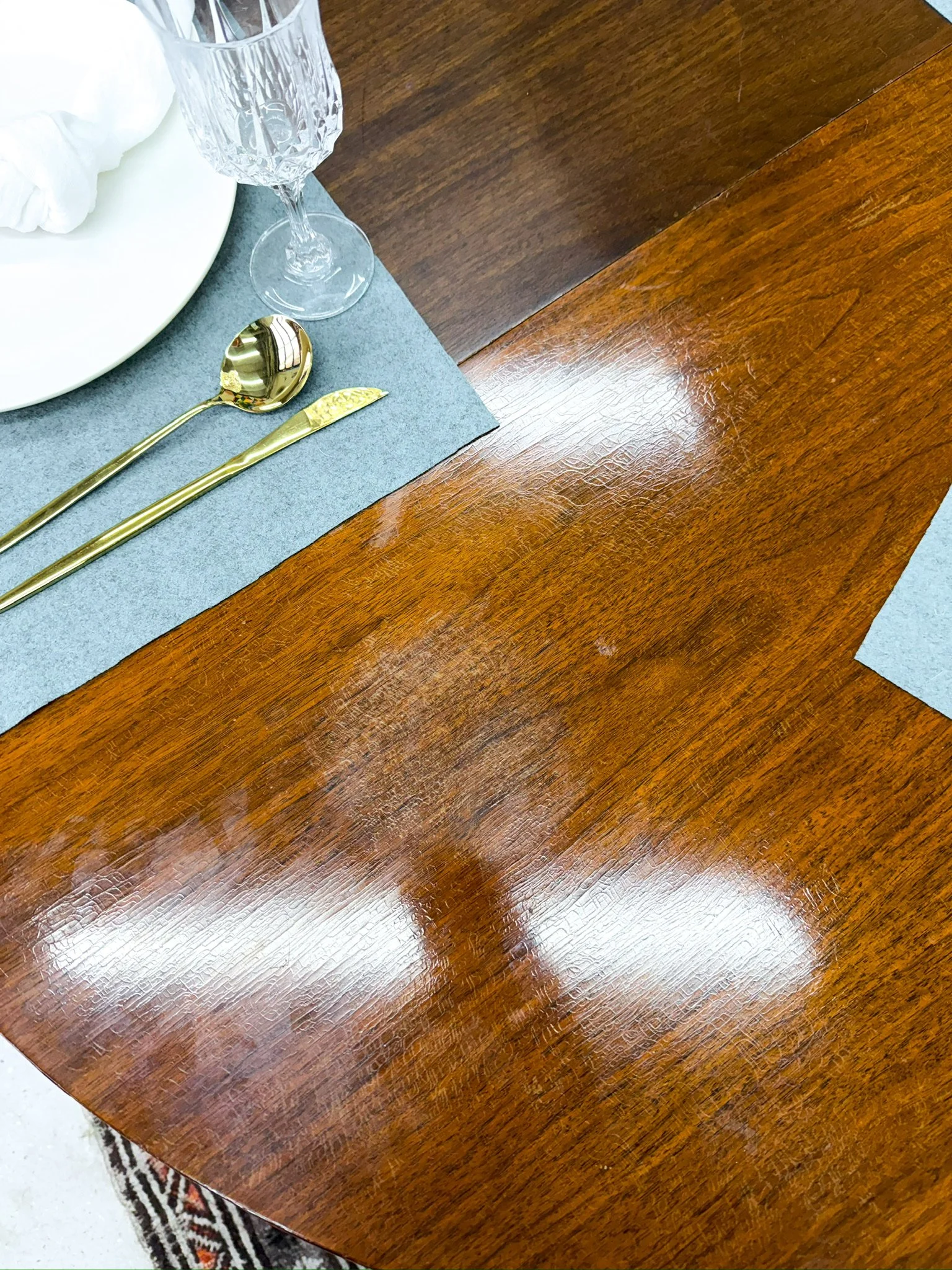 Round Walnut Mid Century Dining Table7.jpg