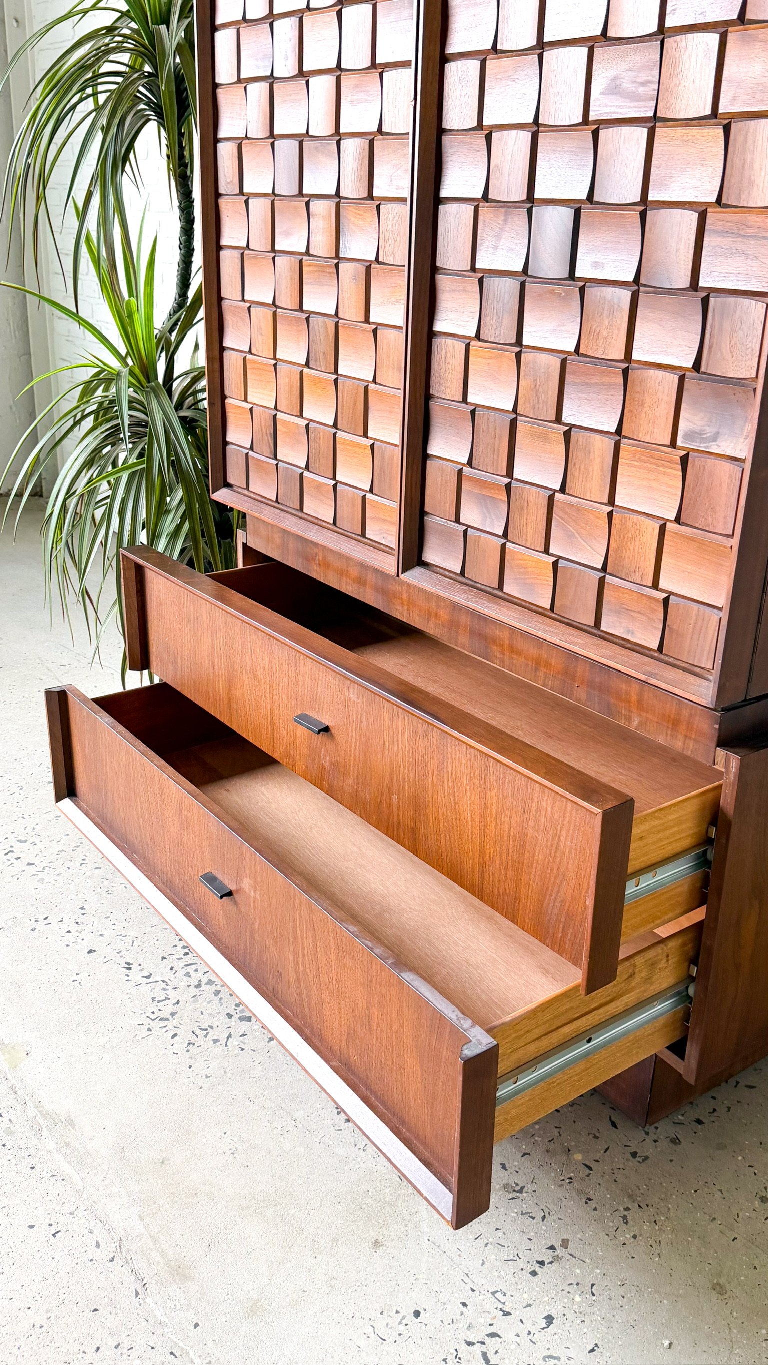 1960s Brutalist Walnut Armoire by Tobago Canada8.jpg