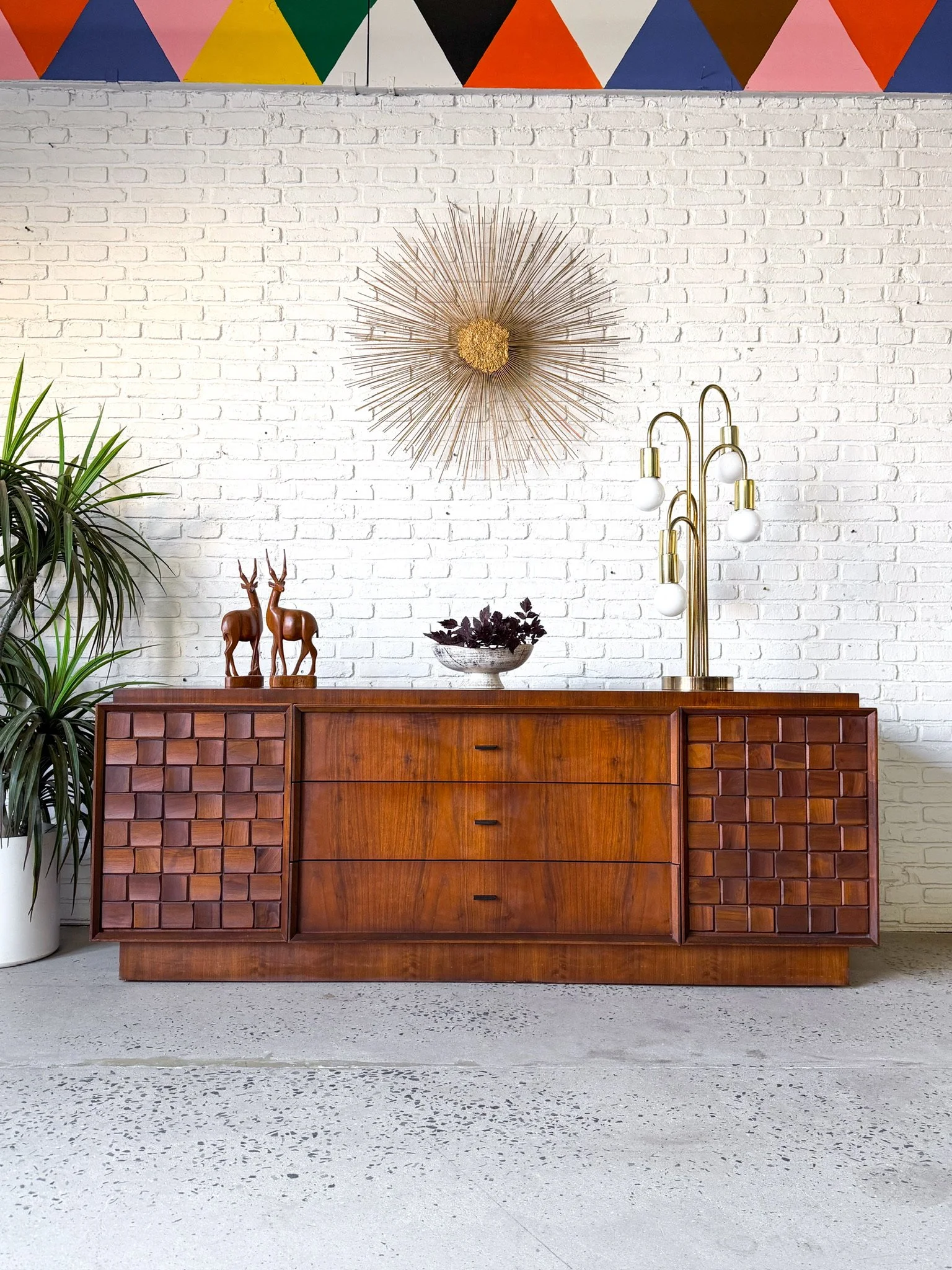 1960s Brutalist Walnut Lowboy Dresser by Tobago Canada3.jpg