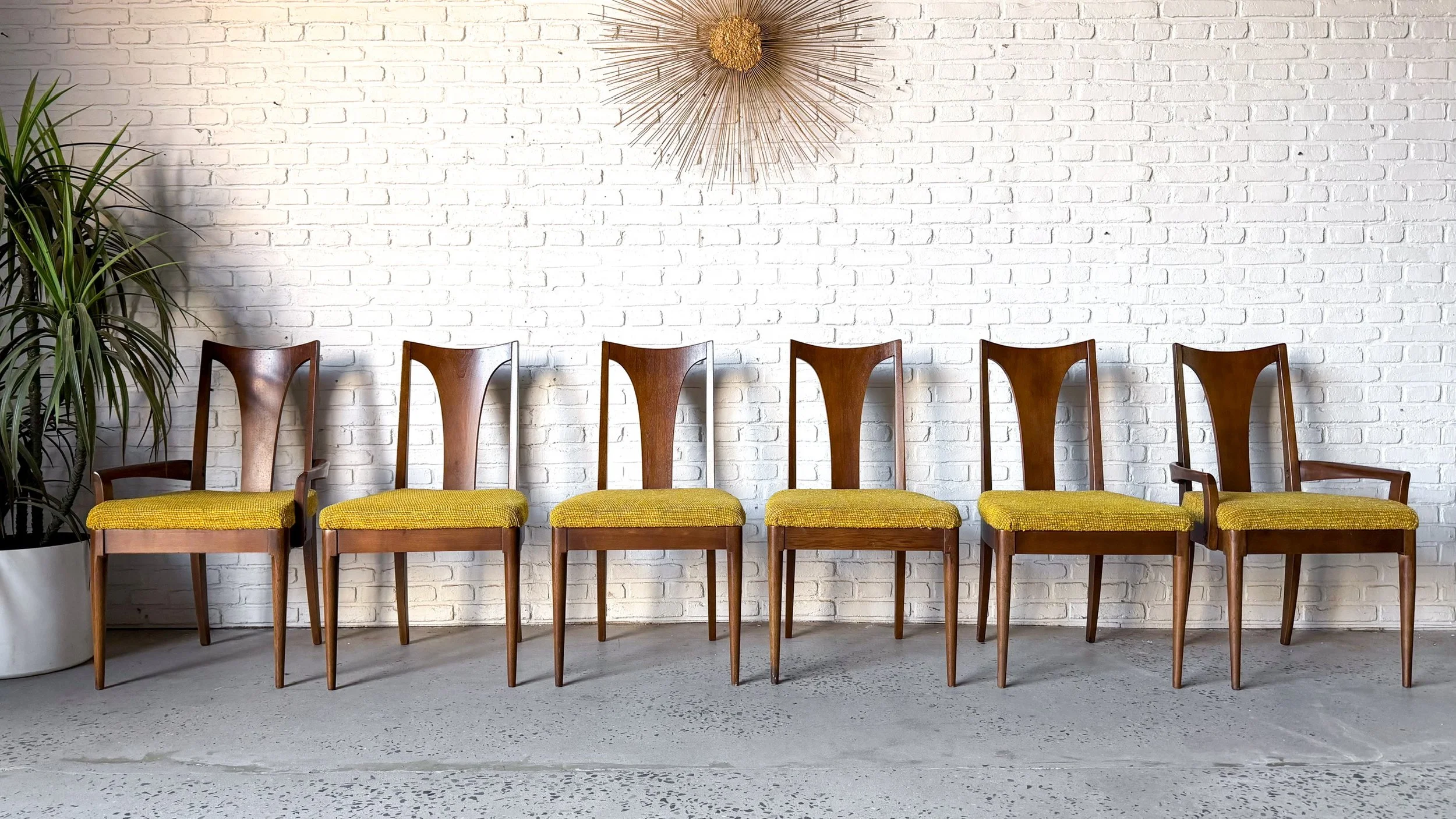 Broyhill Emphasis walnut dining chairs set of six3.jpg