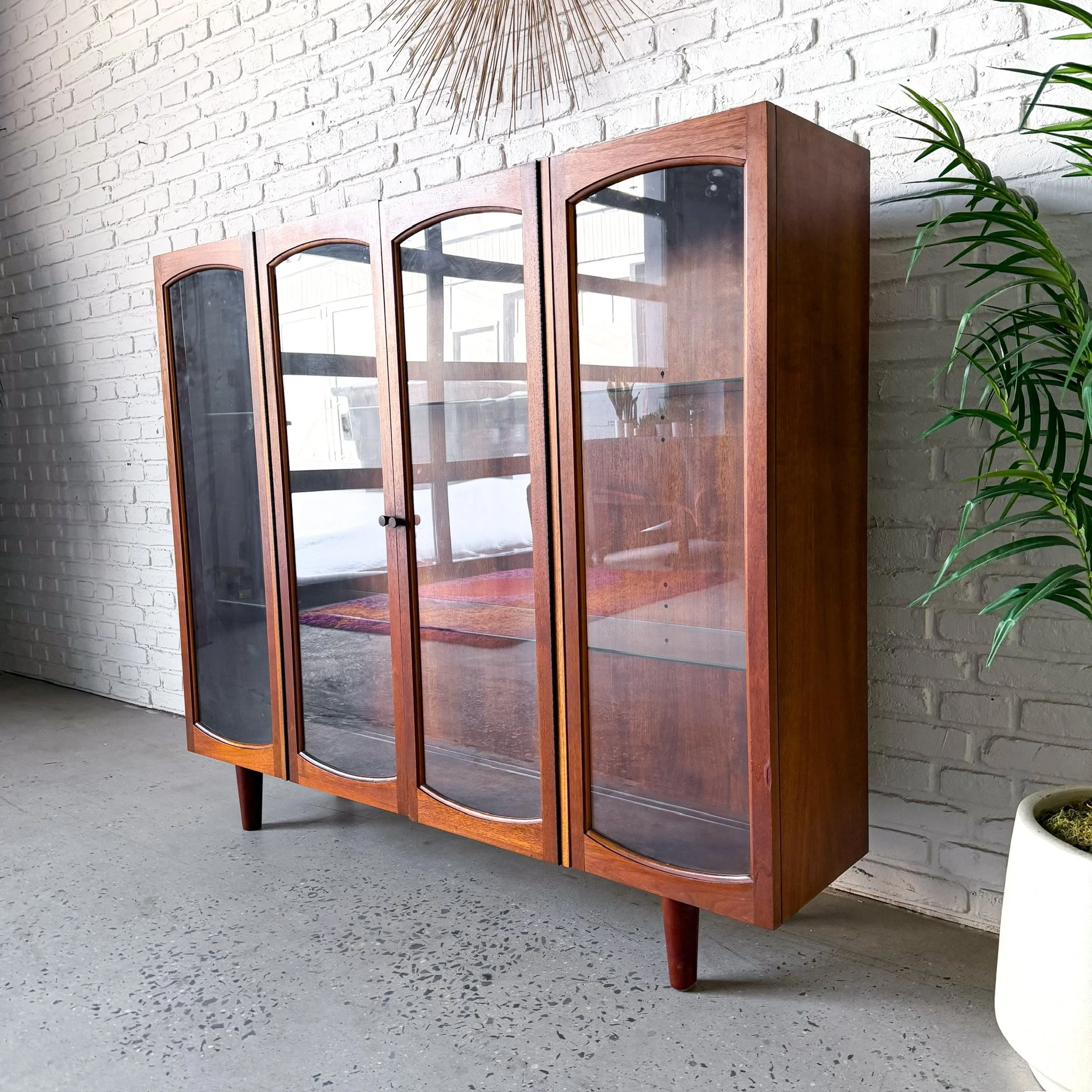 Mid Century Modern Walnut and Glass Curio Cabinet4.jpg