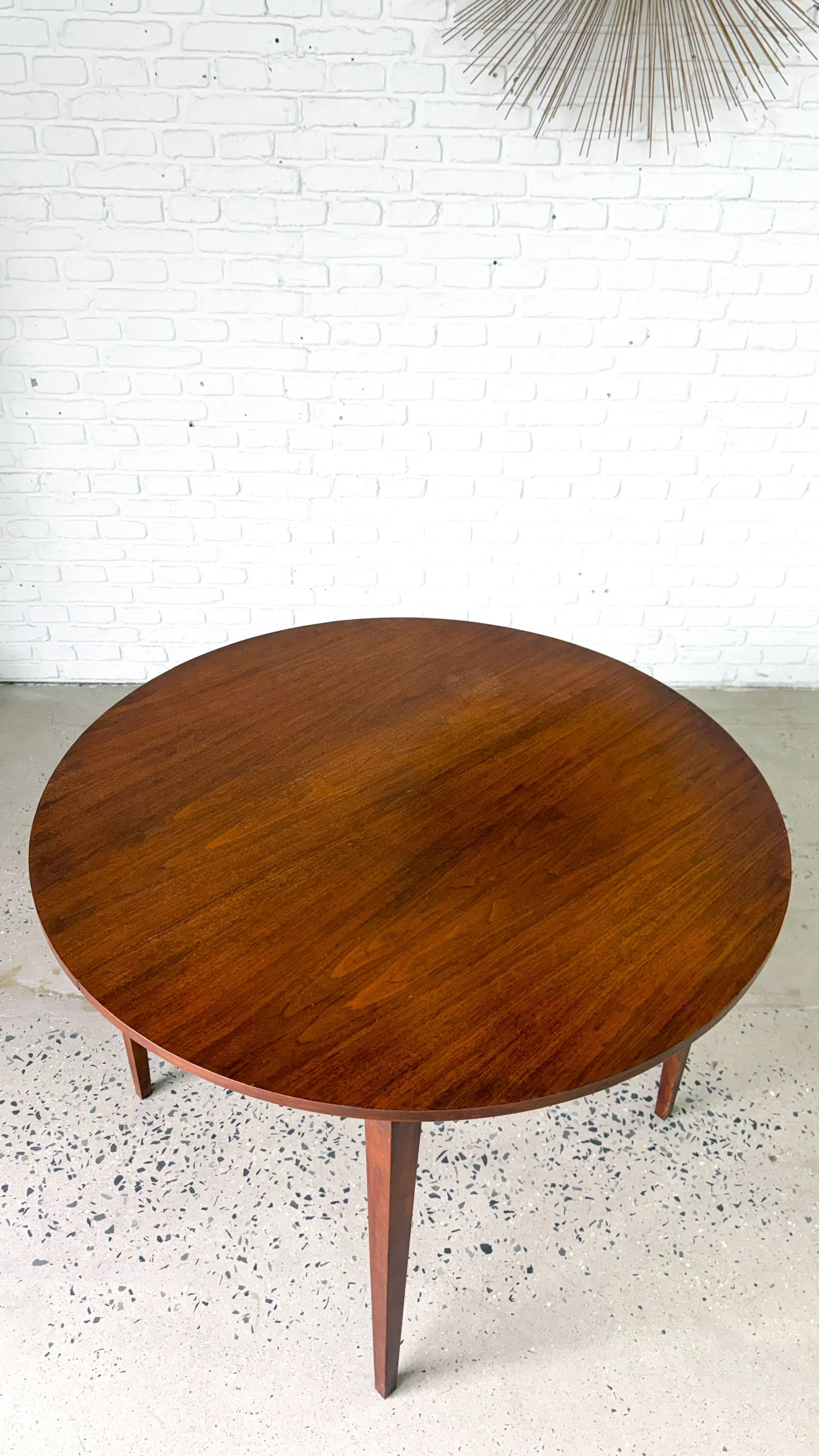 Round Walnut Mid Century Dining Table15.jpg