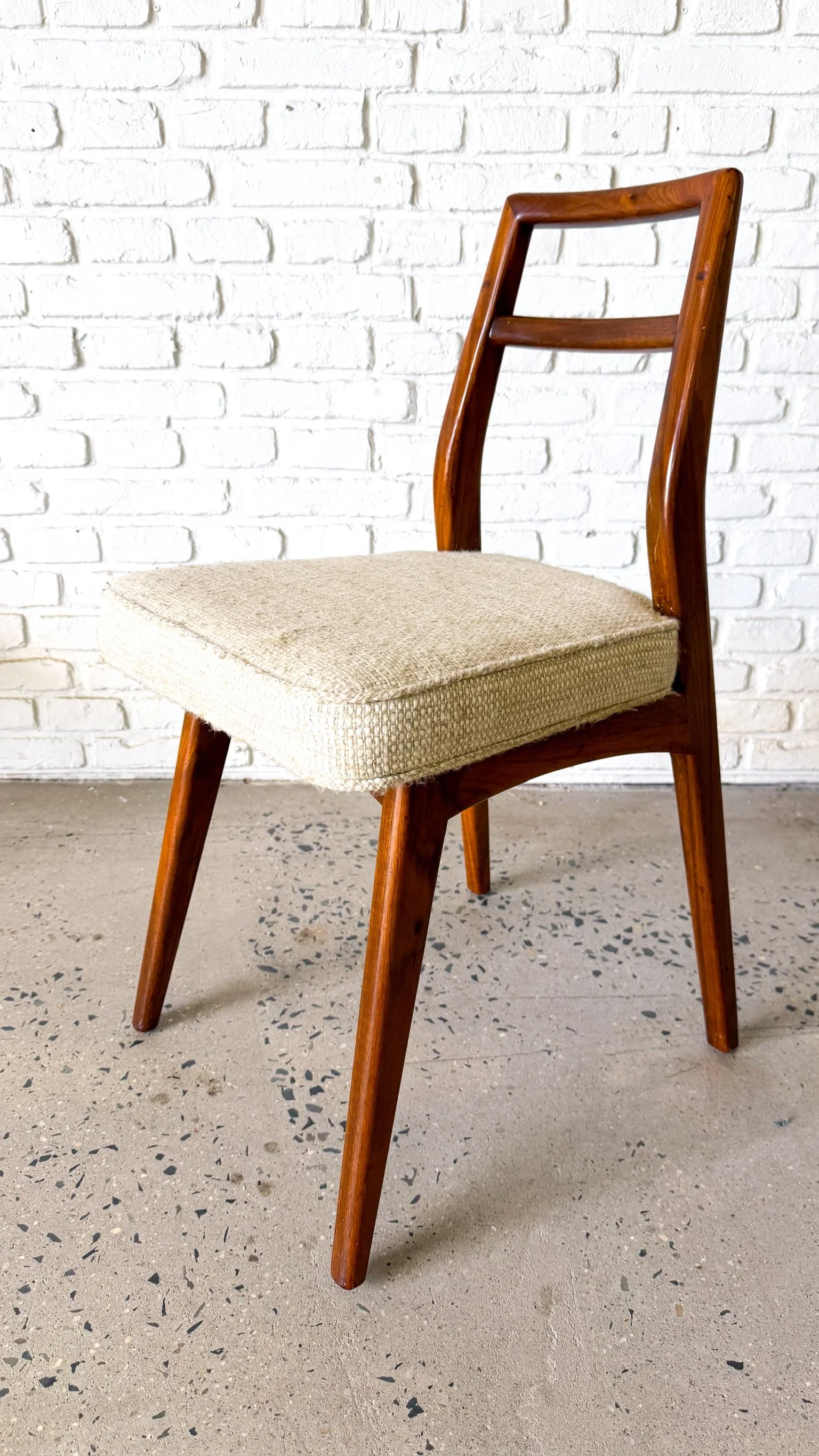 Mel Smilow Solid Walnut Set of 6 Dining Chairs17.jpg