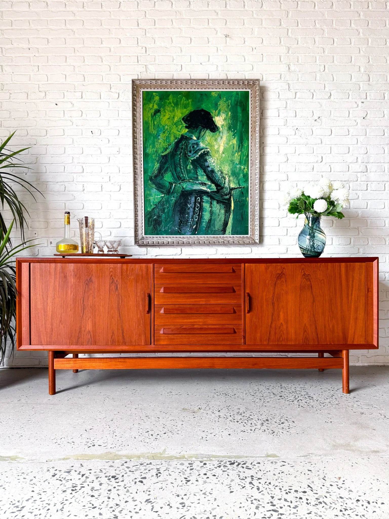 Danish Teak Credenza by Ib Kofod Larsen circa 1960s (Copy)