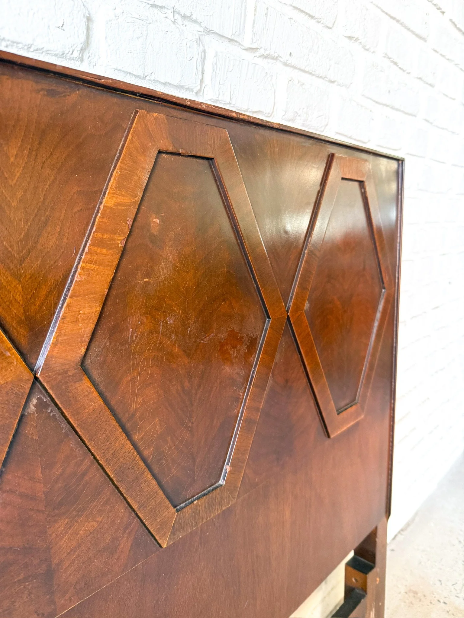 King Size Mid Century Modern Burlwood Headboard5.jpg