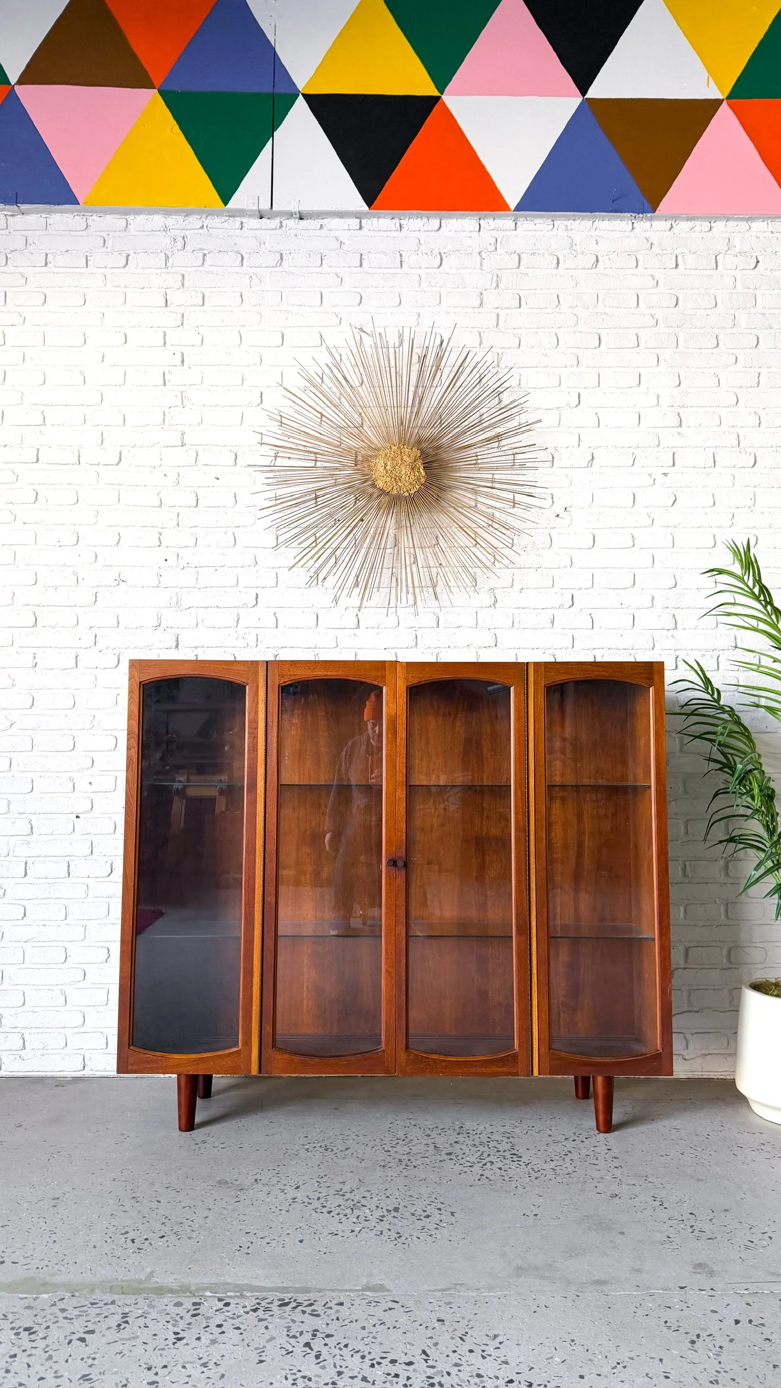 Mid Century Modern Walnut and Glass Curio Cabinet1.jpg