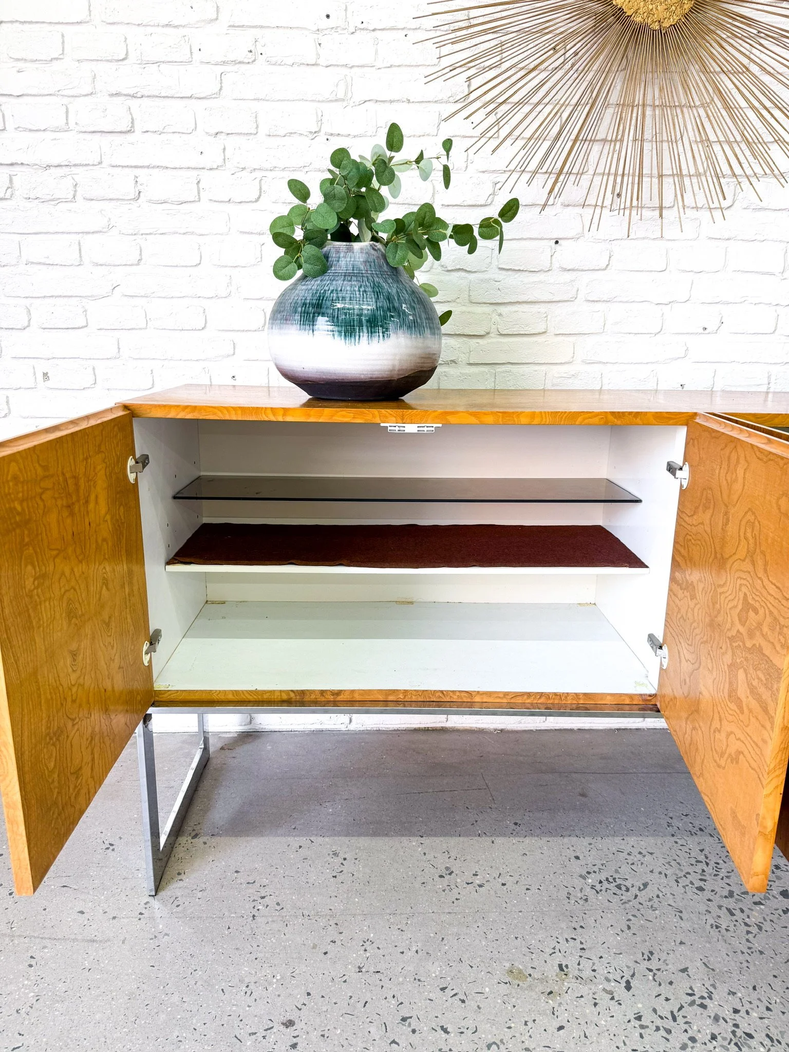 Milo Baughman for Thayer Coggin Burlwood Credenza5.JPG