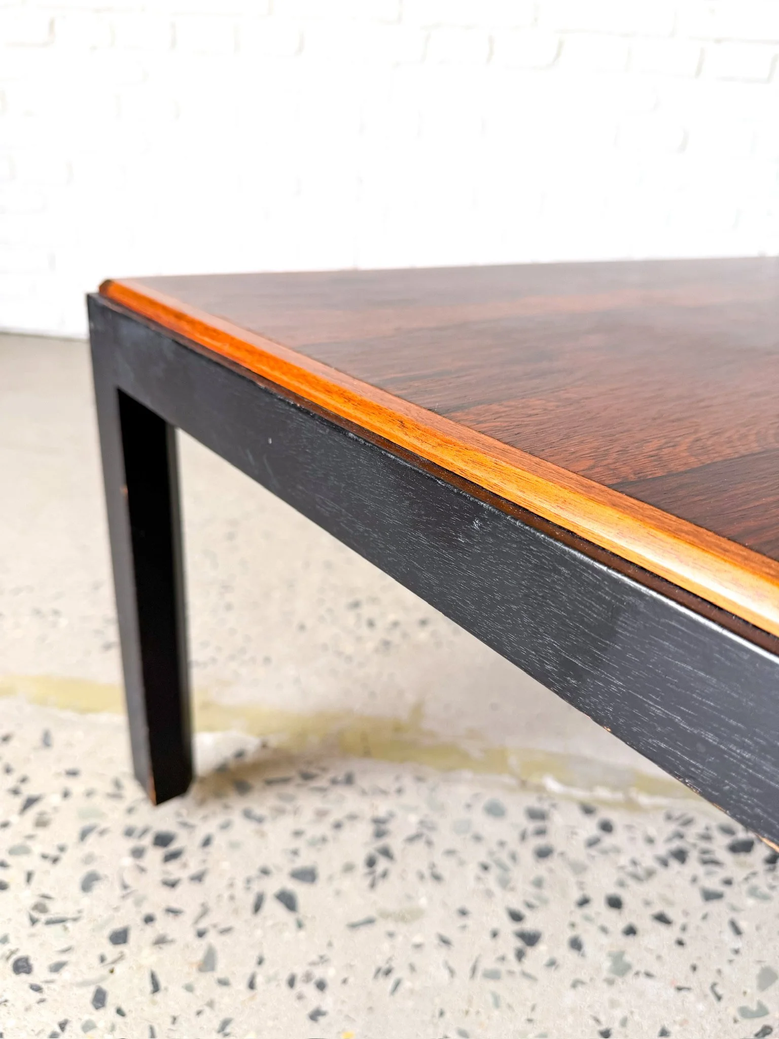 Danish Modern Rosewood Square Coffee Table11.jpg