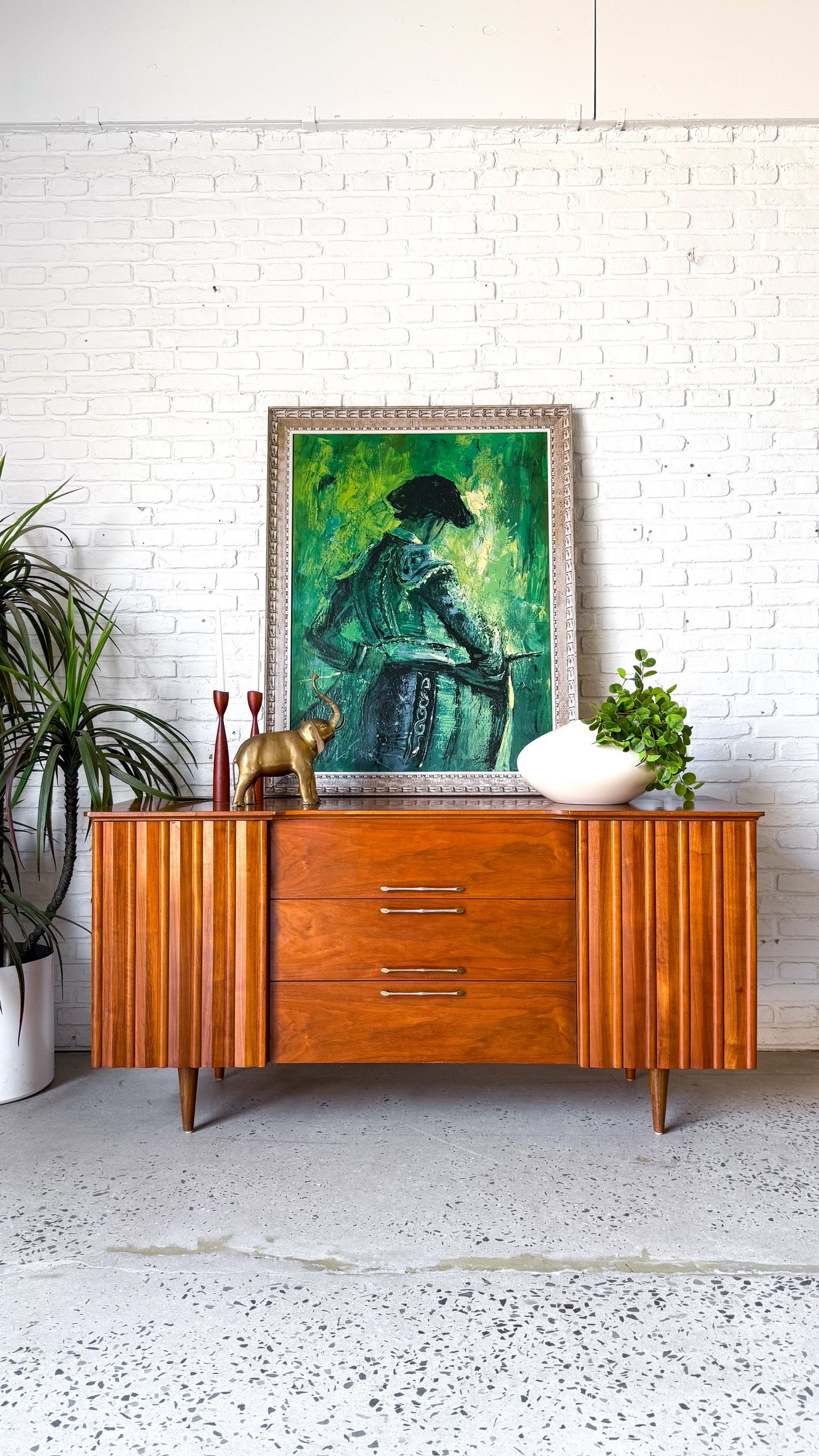1960s Walnut Credenza by United Furniture Co. (Copy)
