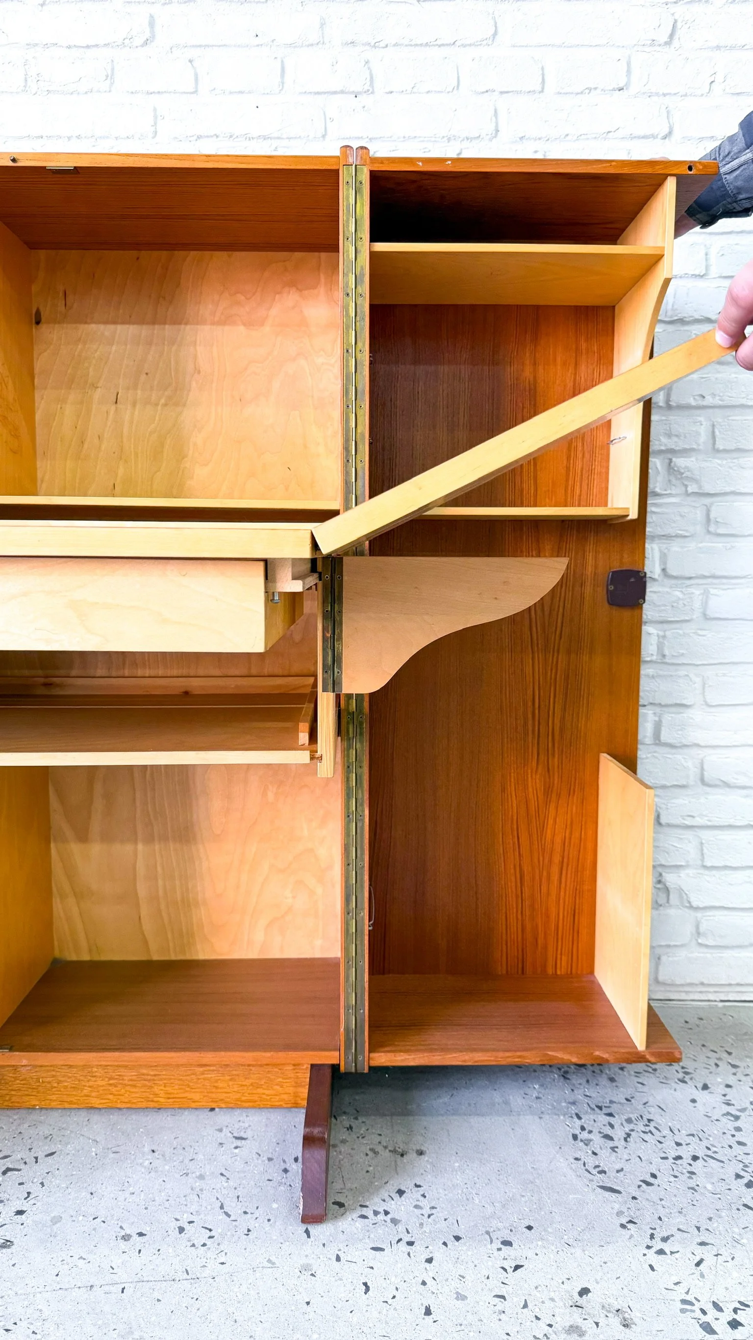 Danish Teak Desk in a Box25.JPG