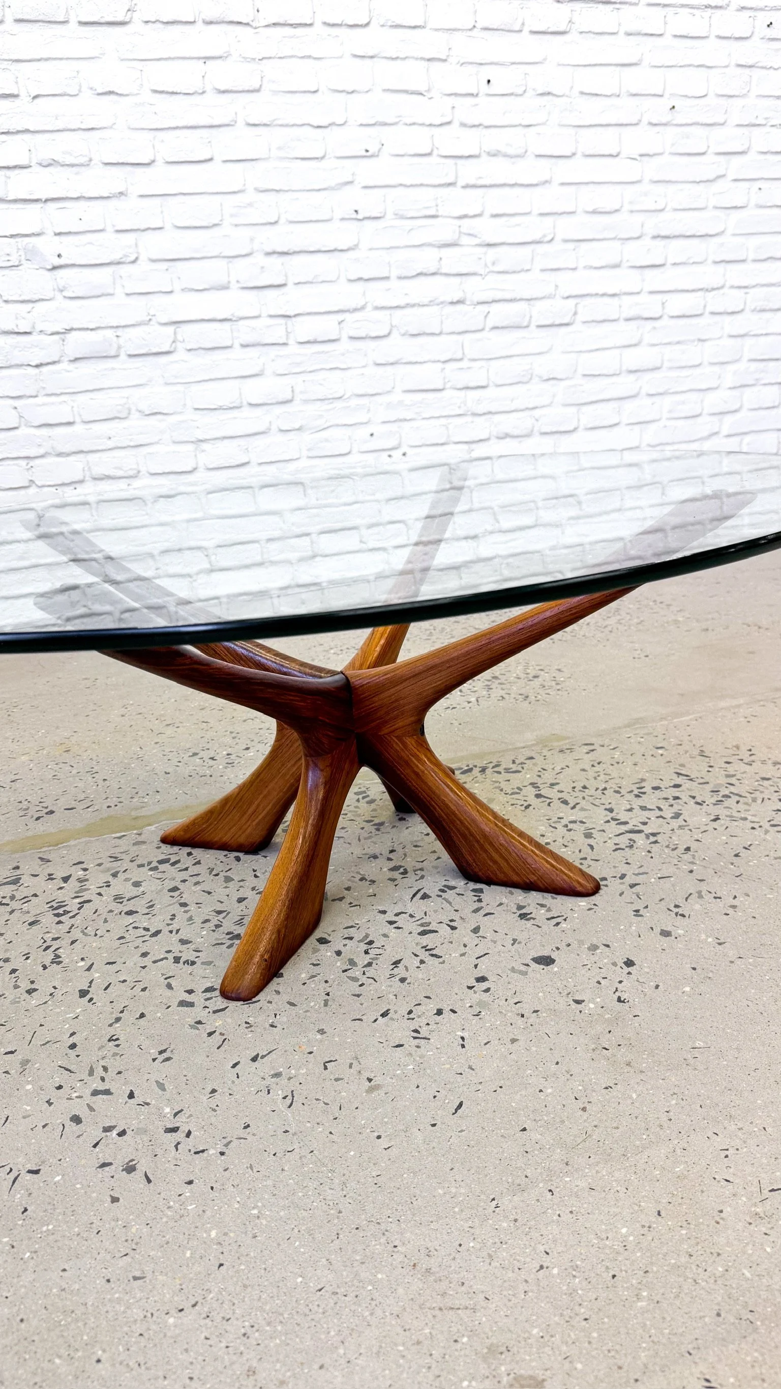 Illum Wikkelso for Neils Eilersen, Rosewood and Glass Coffee Table5.jpg