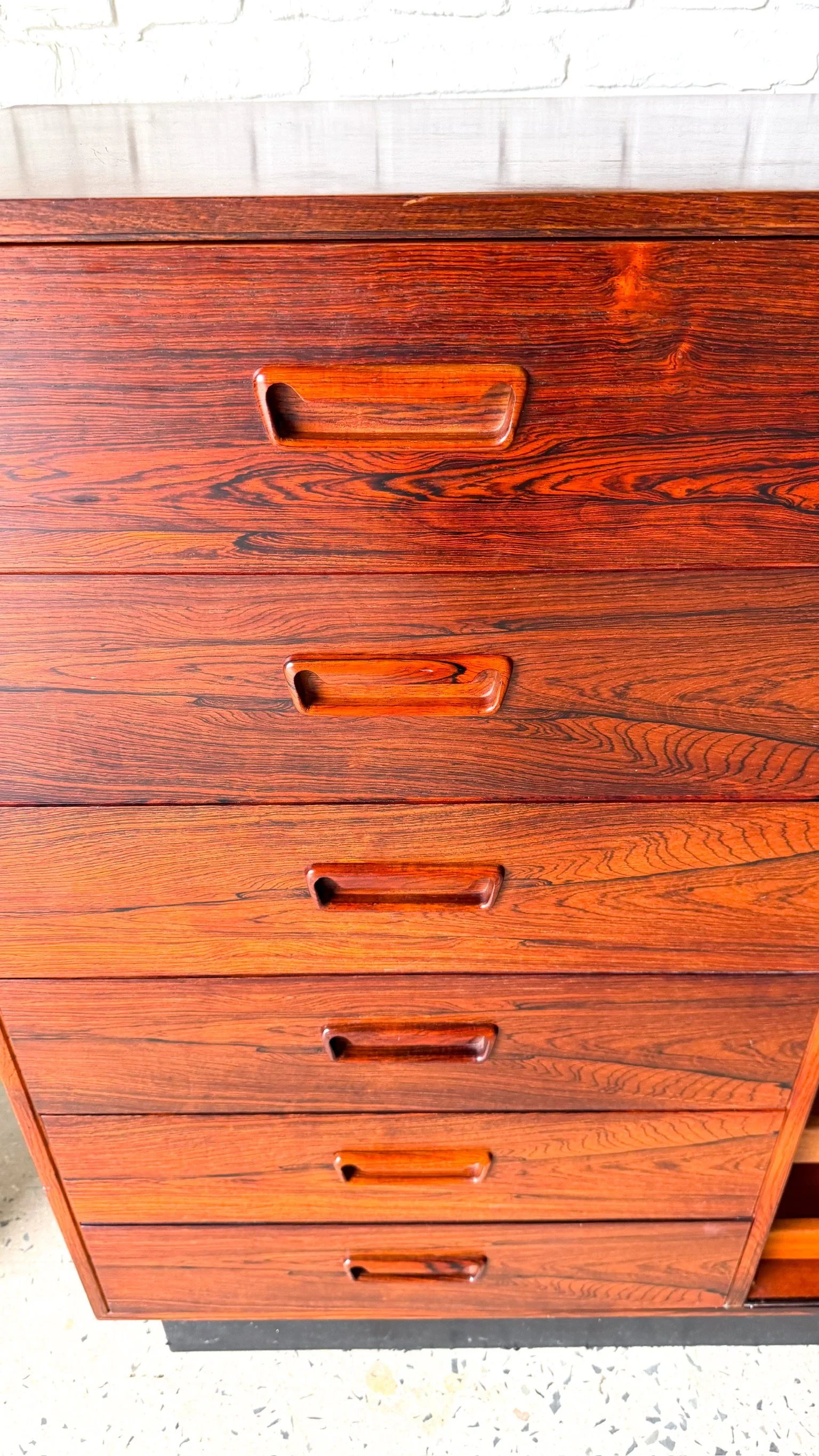 Rosewood Chest Highboy  Made in Denmark13.jpg