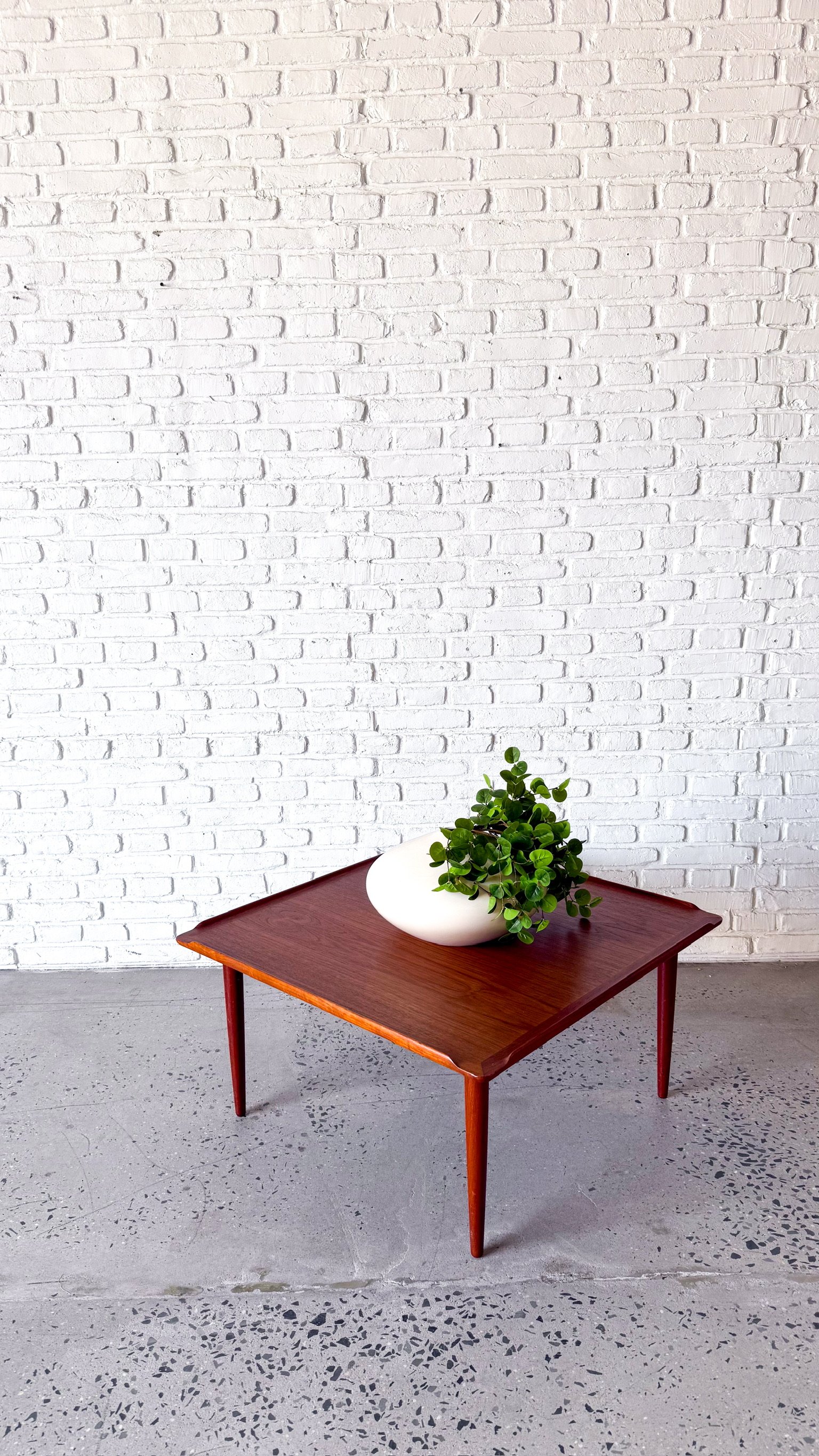 Square Teak Coffee Table made in Denmark by Poul Jensen for Selig