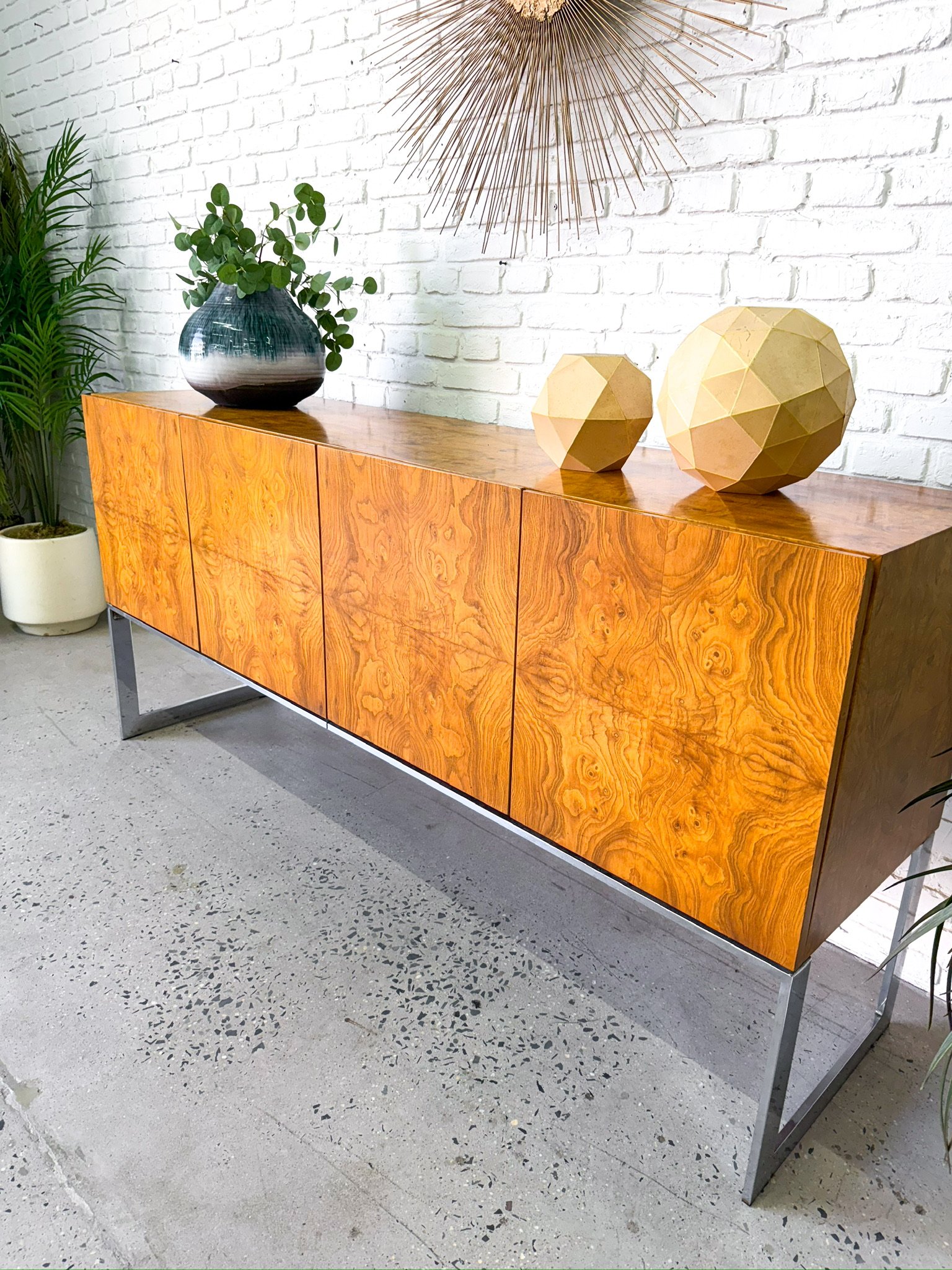 Milo Baughman for Thayer Coggin Burlwood Credenza1.JPG