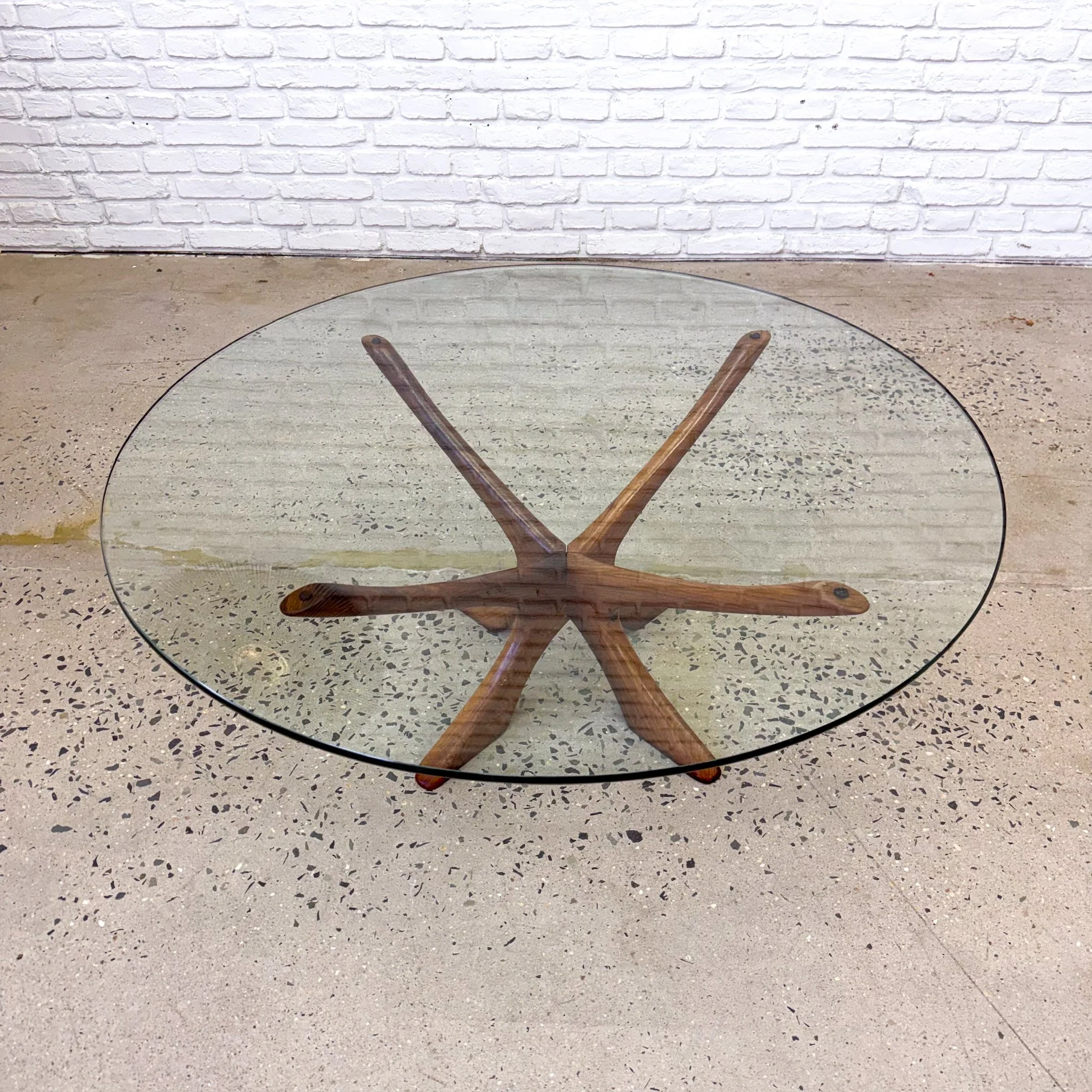 Illum Wikkelso for Neils Eilersen, Rosewood and Glass Coffee Table10.jpg