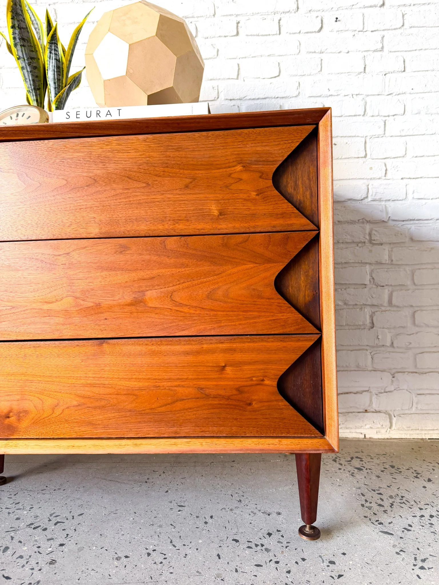 Rare Mid-Century Grosfeld House Walnut Credenza- refinished!6.jpg