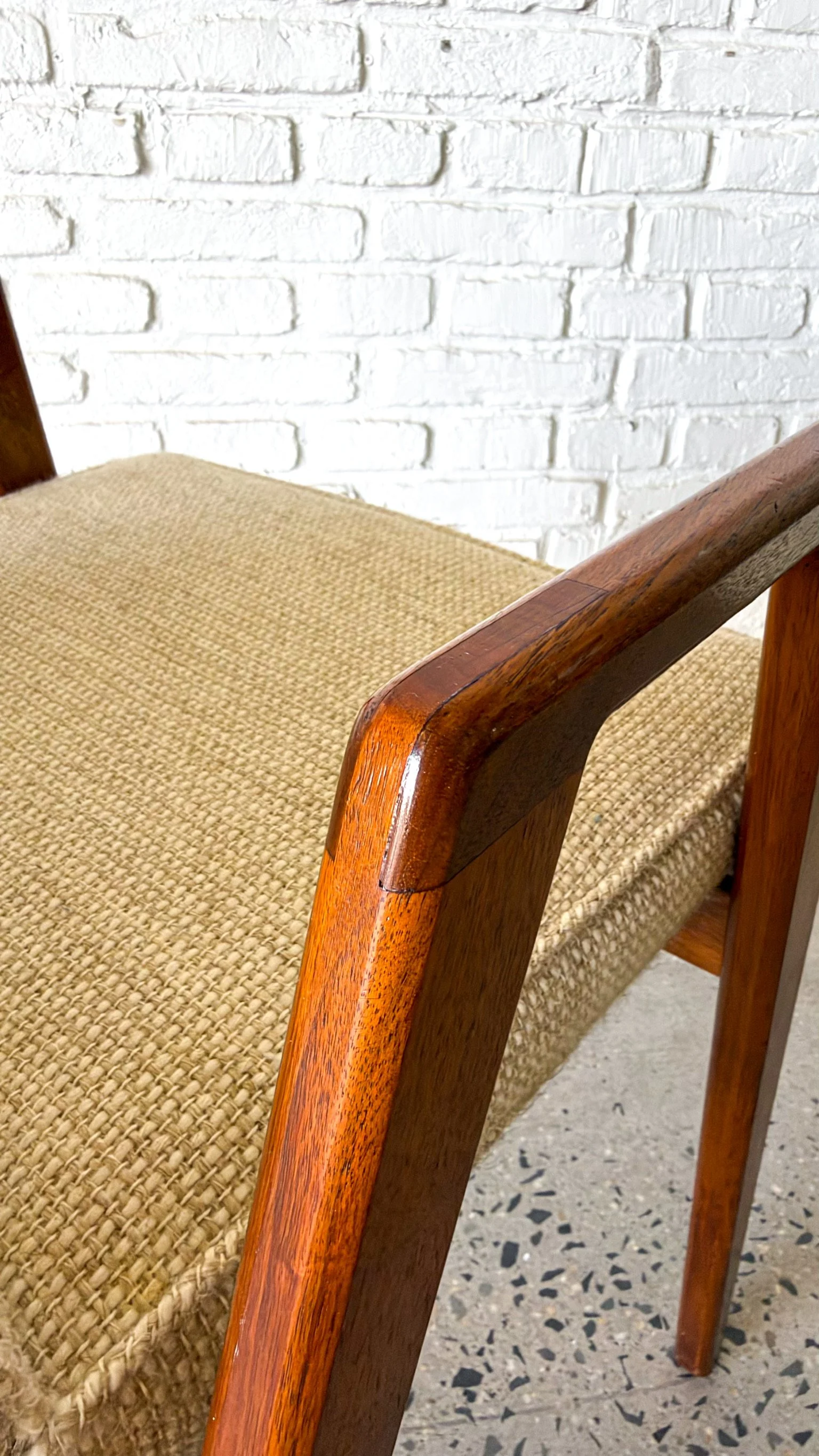Mel Smilow Solid Walnut Set of 6 Dining Chairs13.jpg
