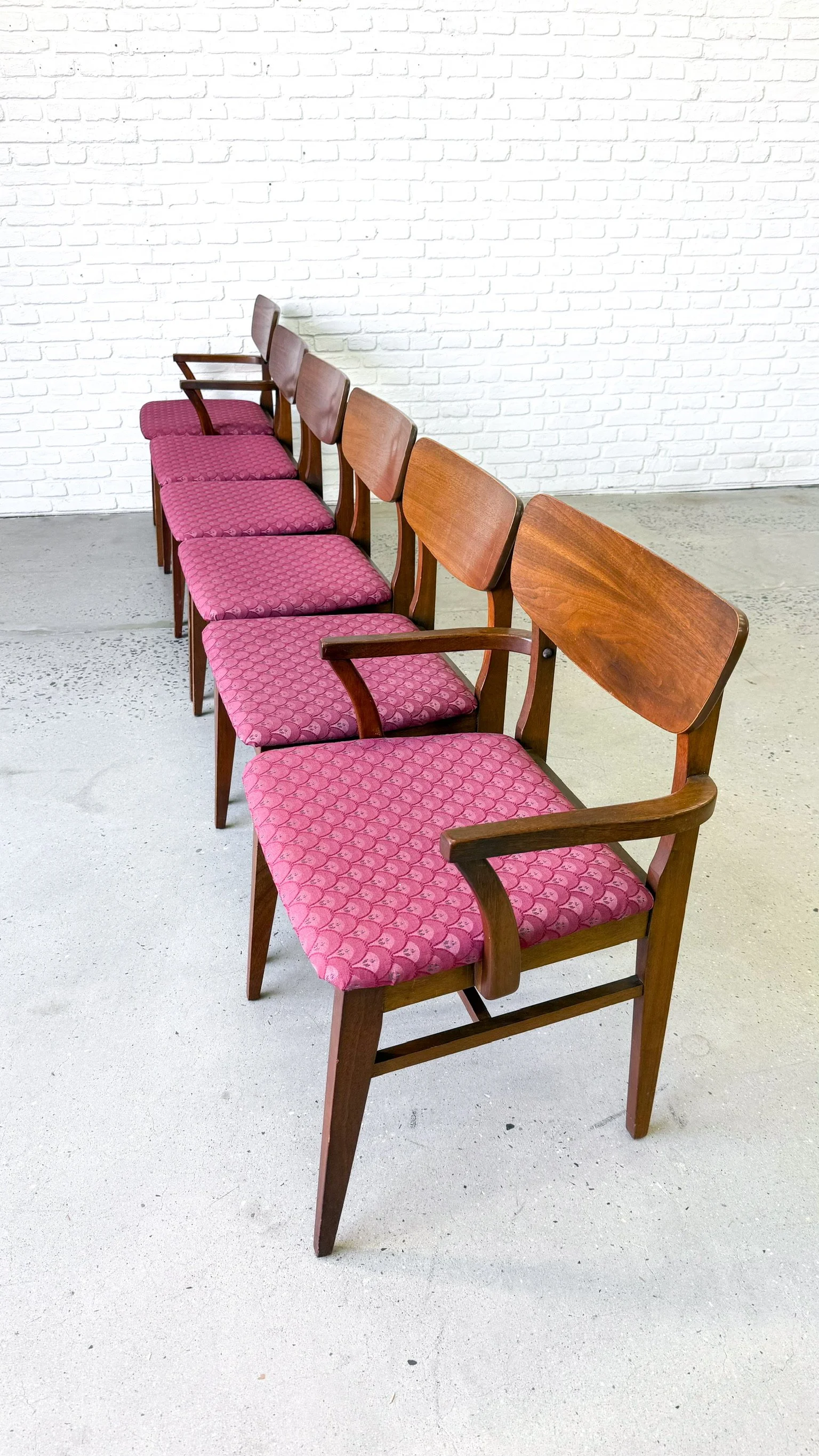 Mid Century Modern Walnut Dining Chairs1.JPG