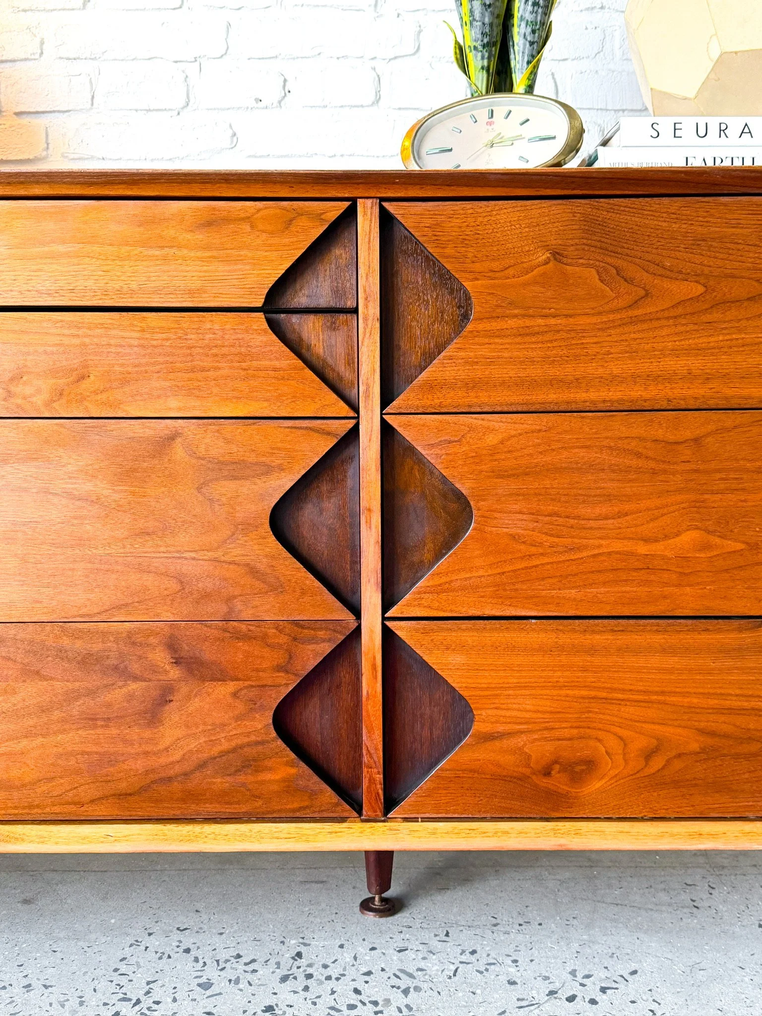 Rare Mid-Century Grosfeld House Walnut Credenza- refinished!7.jpg