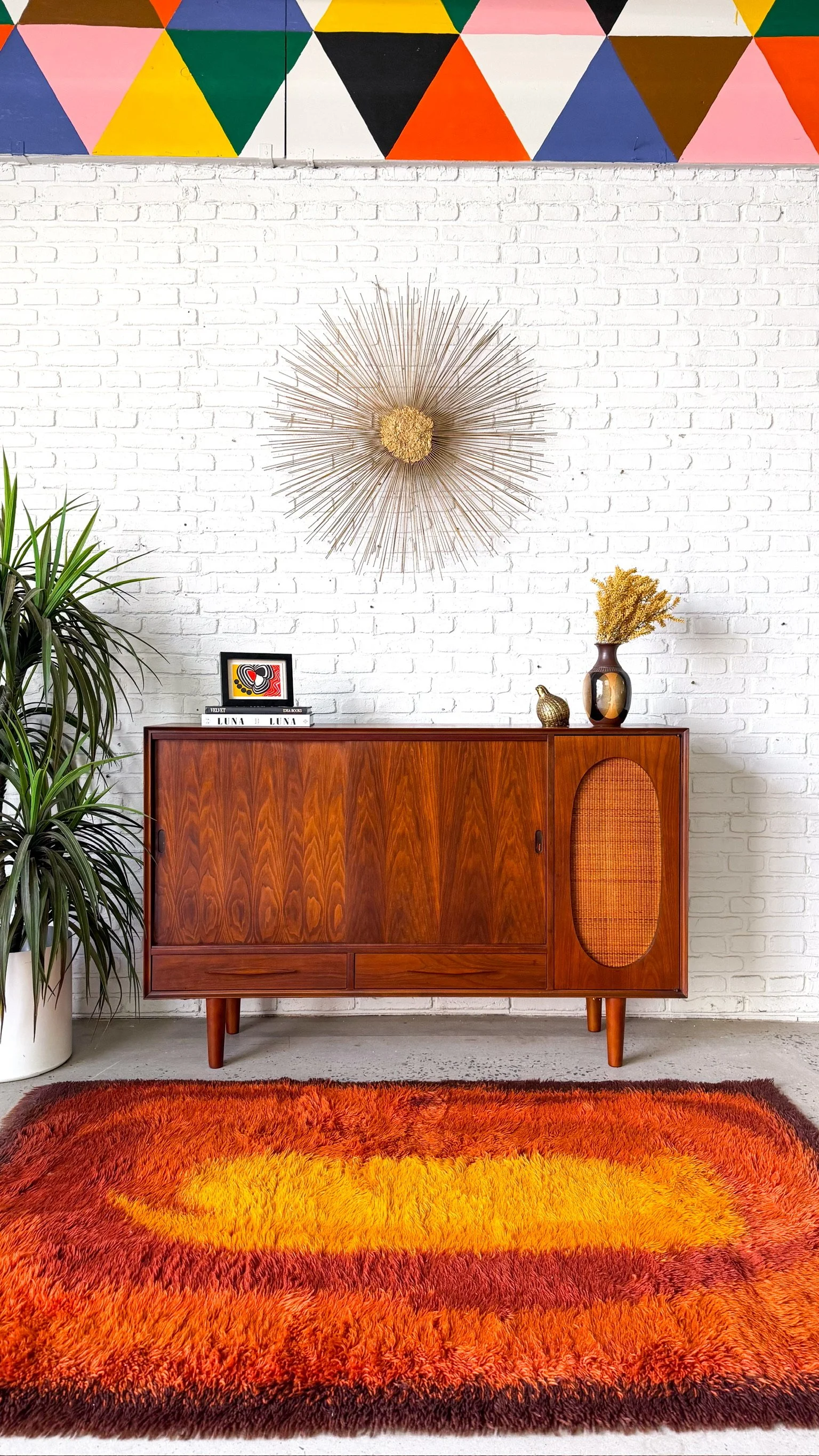 Specialty Woodcraft Walnut Bookcase Sideboard1.jpg