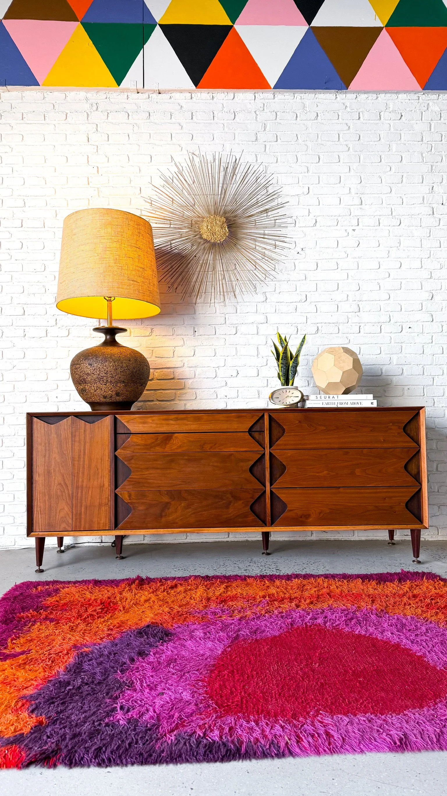 Rare Mid-Century Grosfeld House Walnut Credenza- refinished!3.jpg