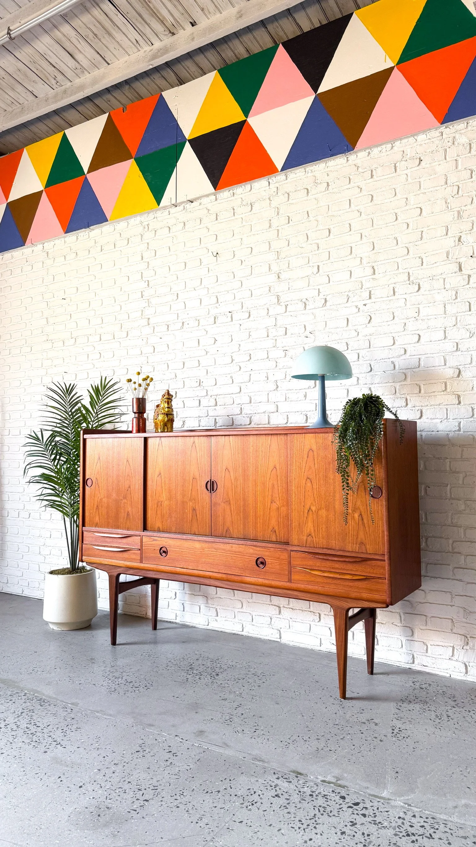 Johannes Andersen for Uldum Danish Teak Sideboard9.JPG